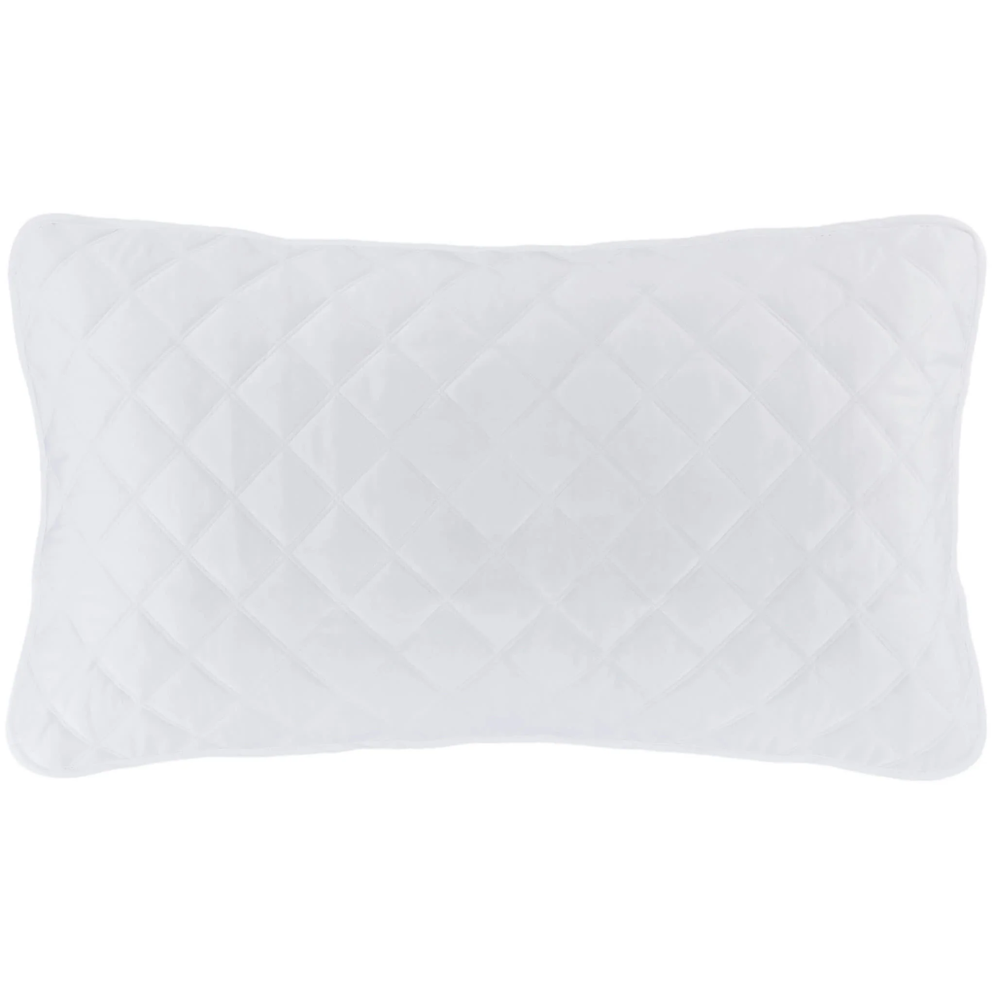 Quilted Silken Solid Sham | White - Image 3