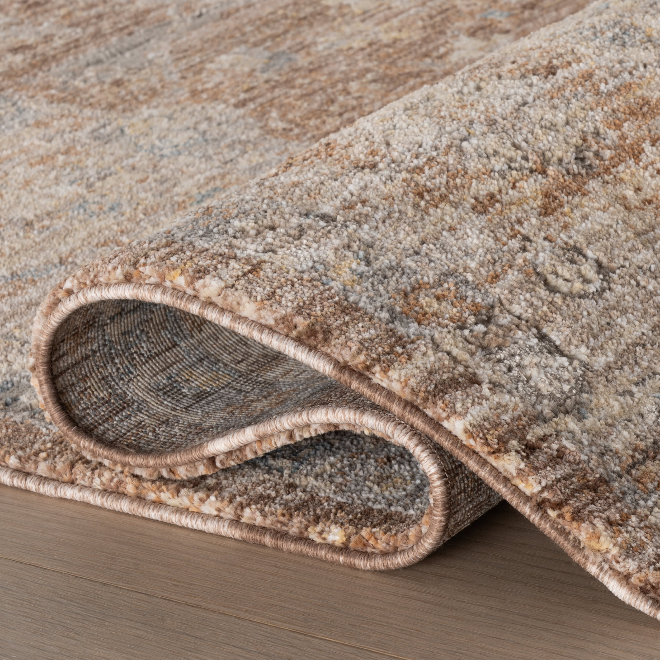Rada Traditional Vintage Floral Rug | Brown - Image 11