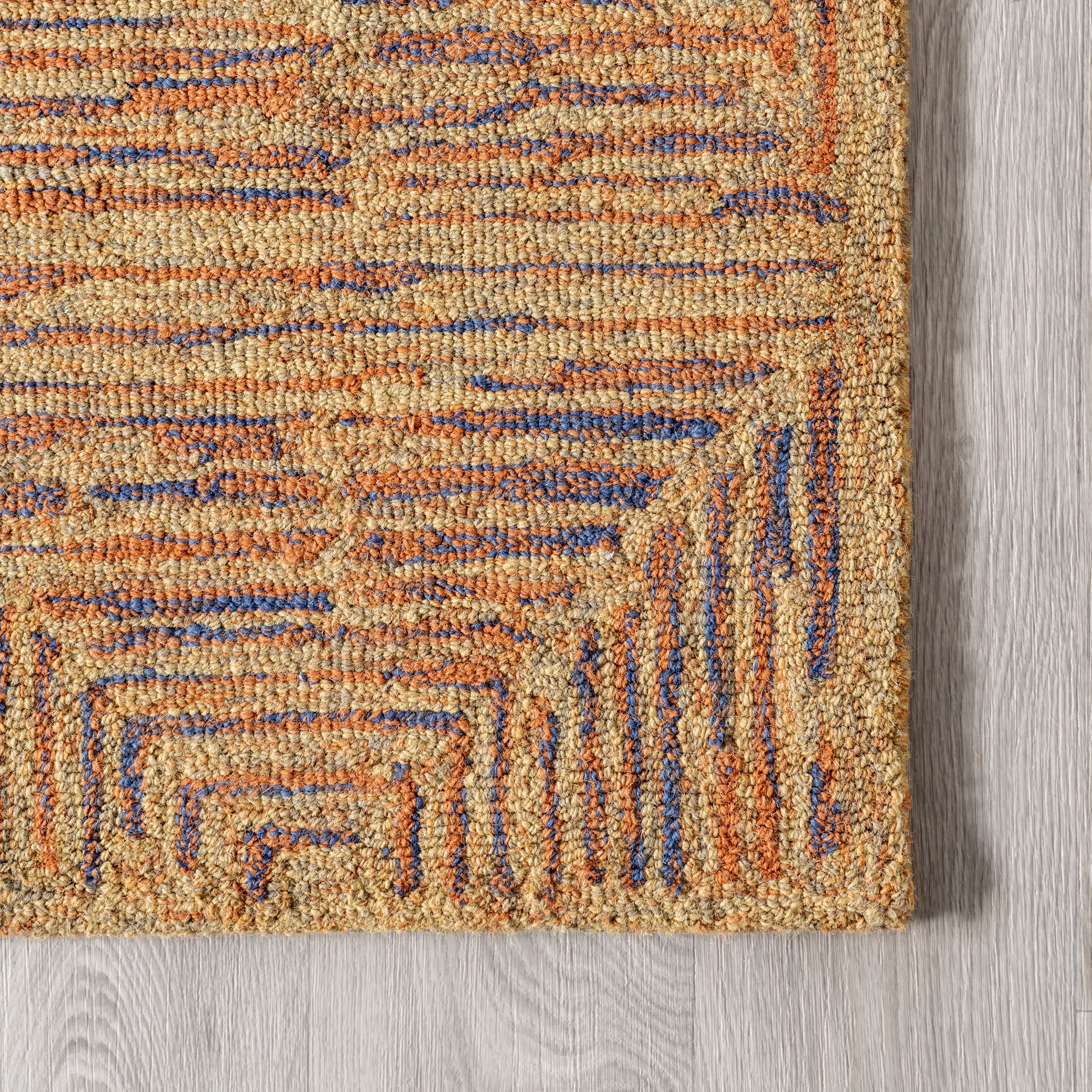 Rae Retro Trellis Rug | Brown - Image 3