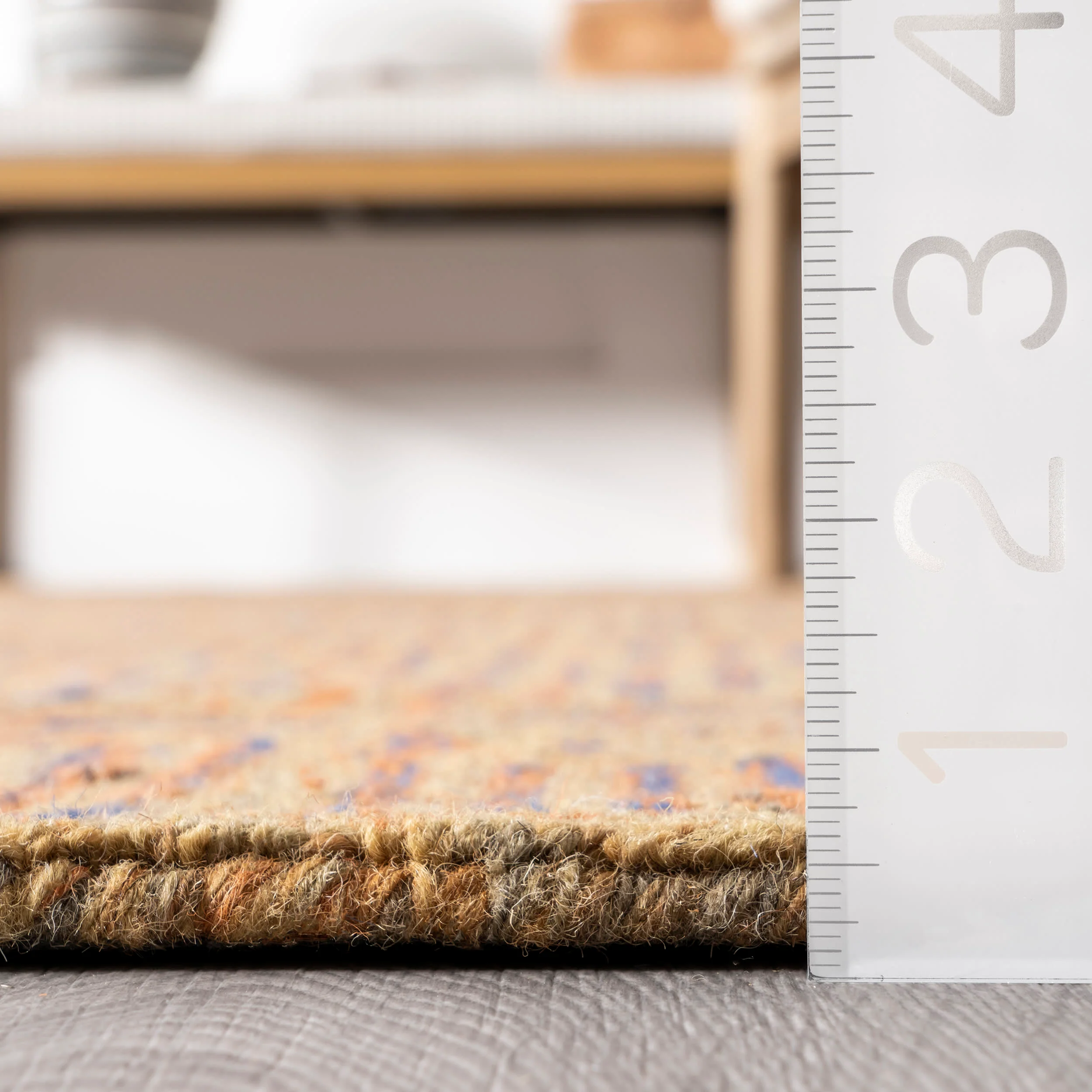 Rae Retro Trellis Rug | Brown - Image 5