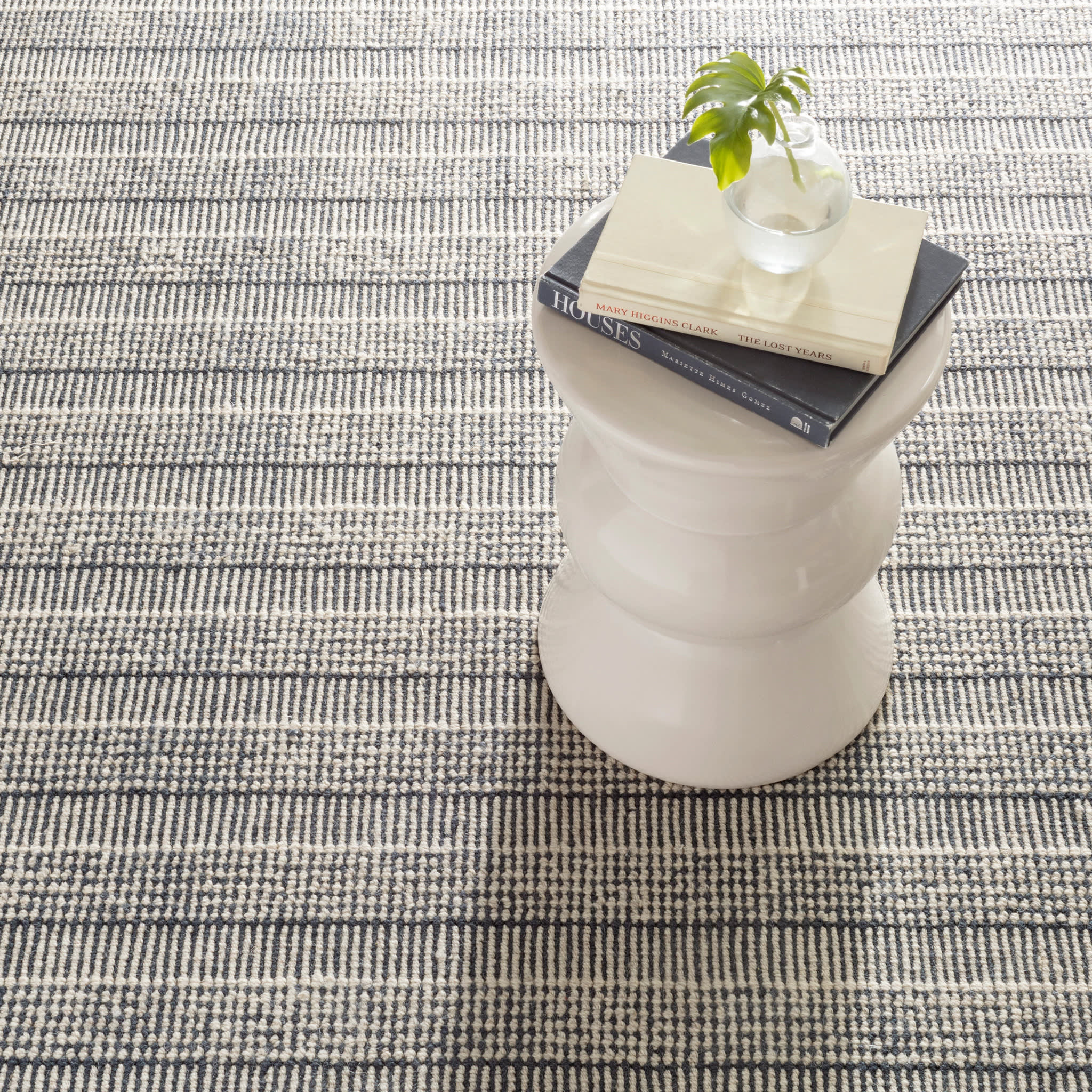 Raffa Woven Wool Custom Rug | Navy - Image 3