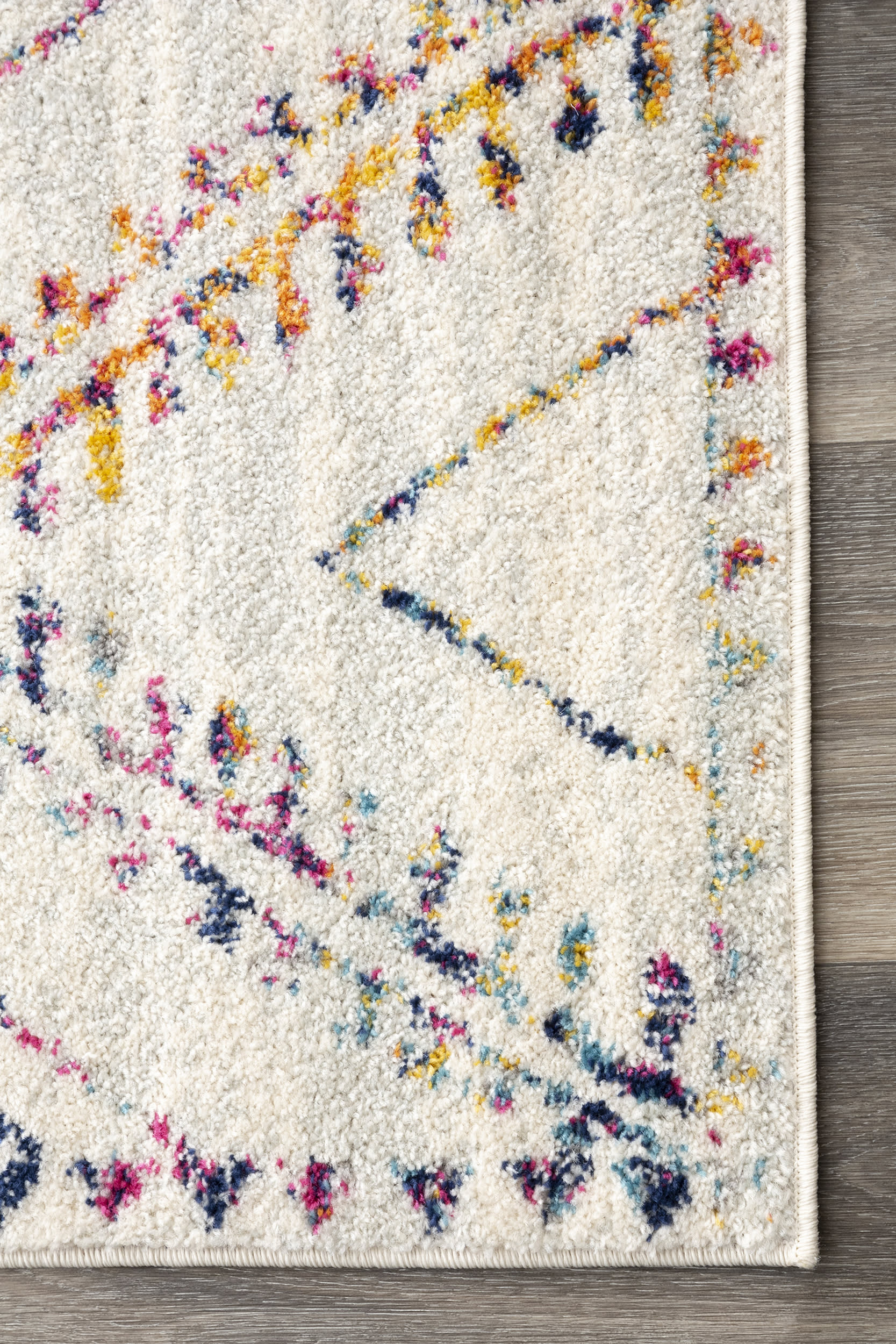 Rainbow Diamond Rug | Multicolor - Image 3