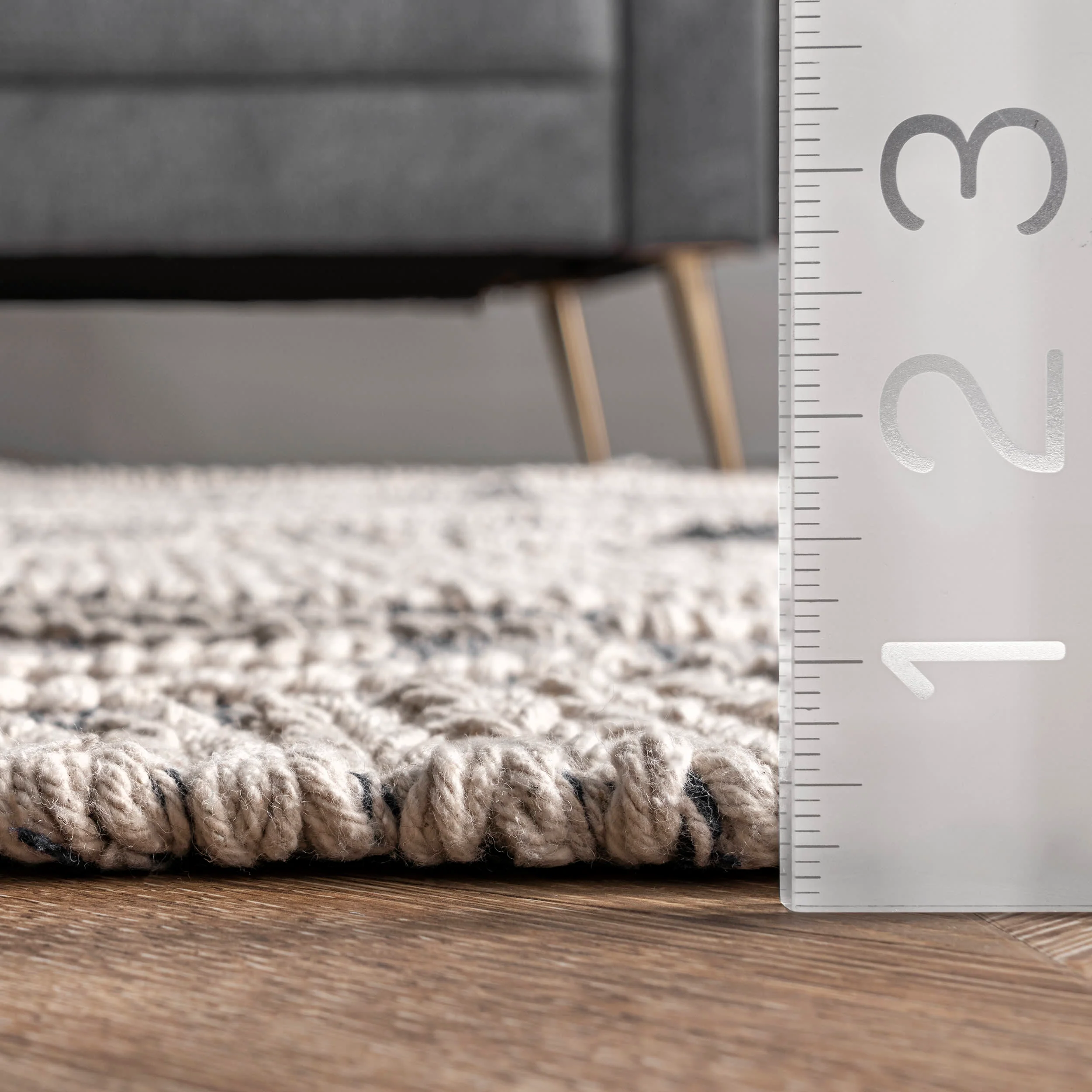 Raised Trellis Rug | Ivory - Image 5
