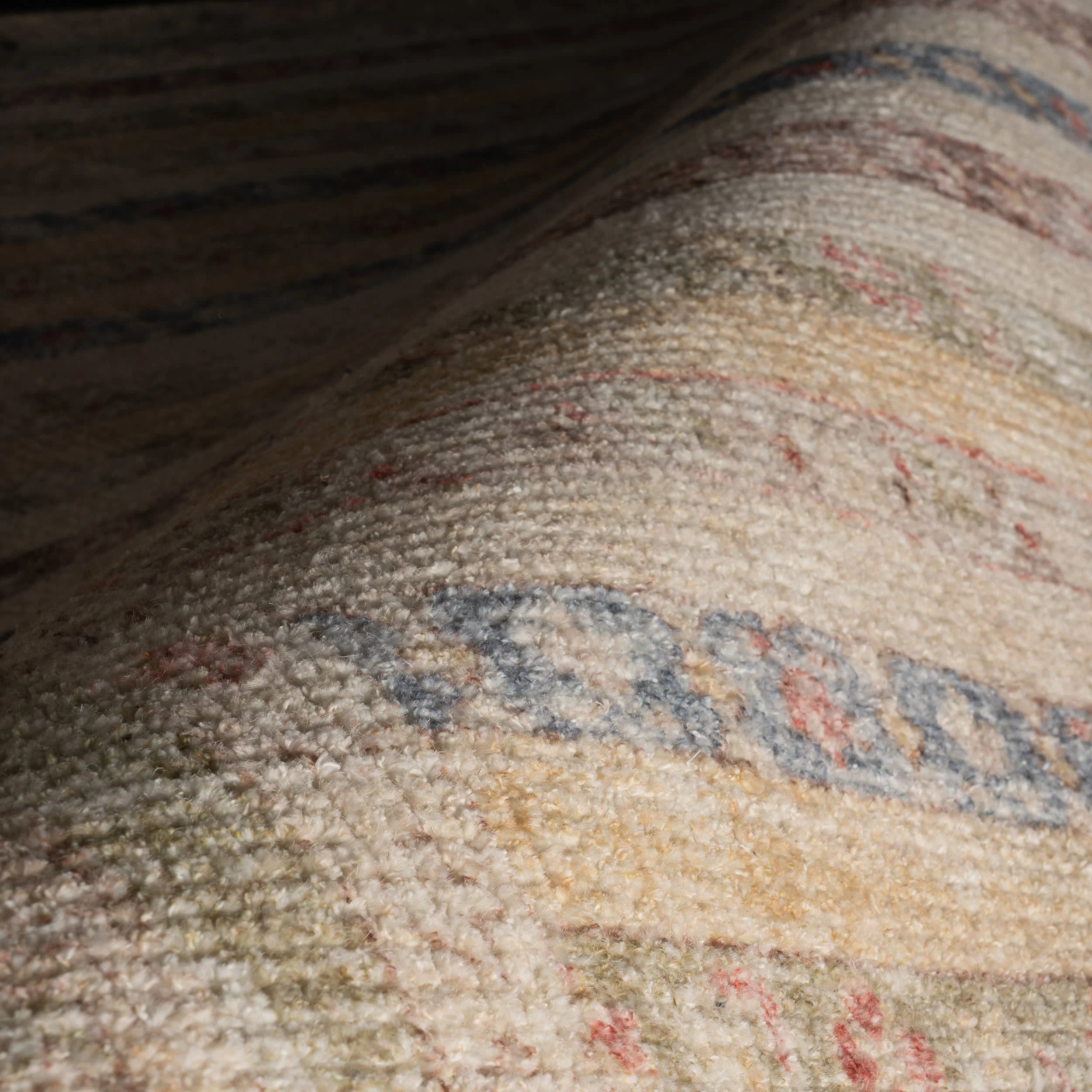 Raji Hand Tufted Multi-Stripe Wool-Blend Rug | Multicolor - Image 3