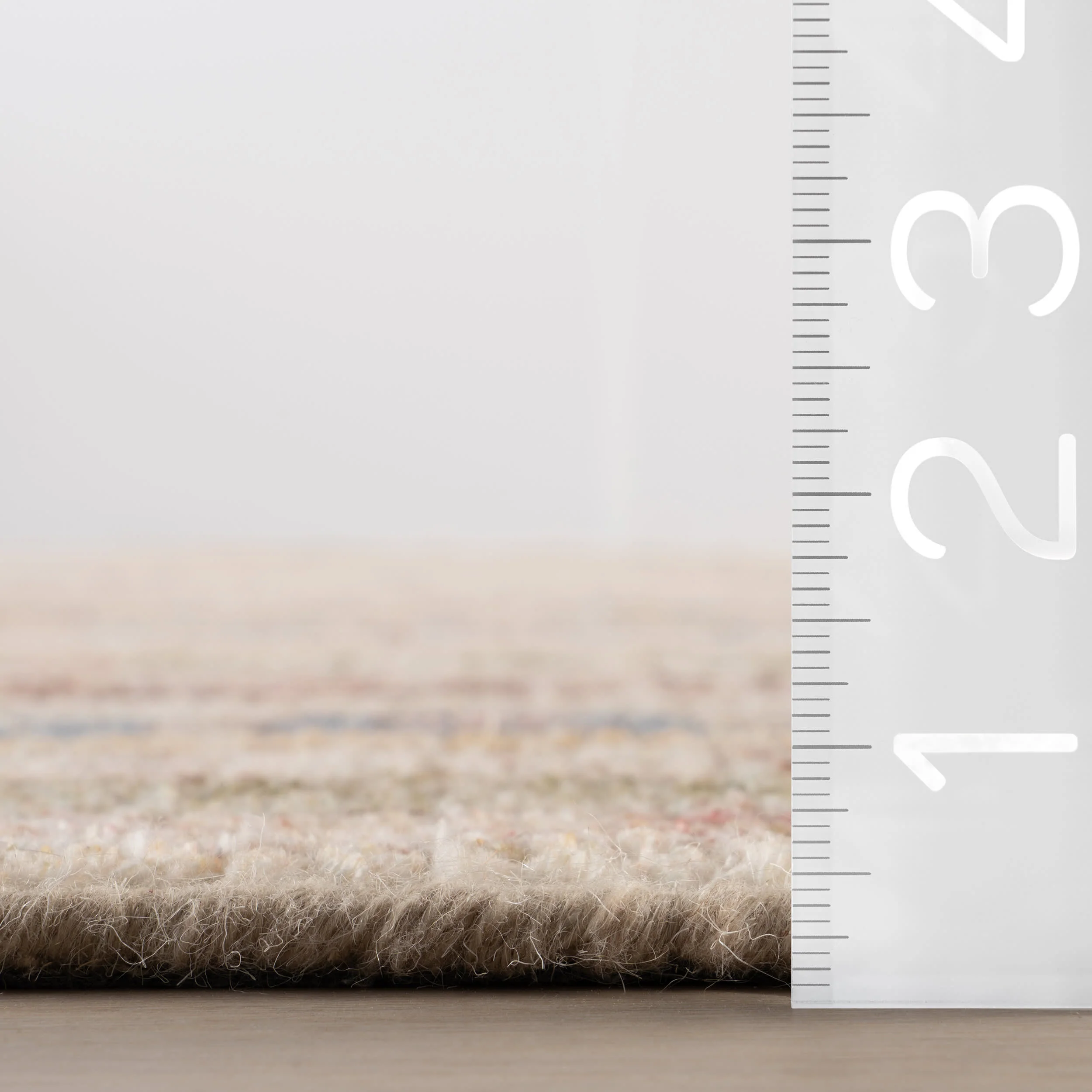 Raji Hand Tufted Multi-Stripe Wool-Blend Rug | Multicolor - Image 5