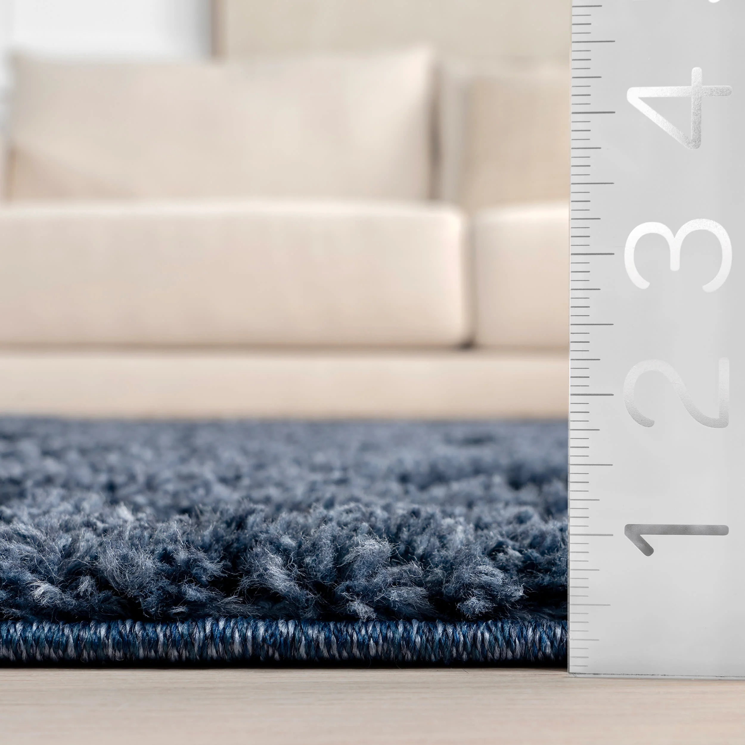 Ramira Raised Trellis Rug | Blue - Image 5