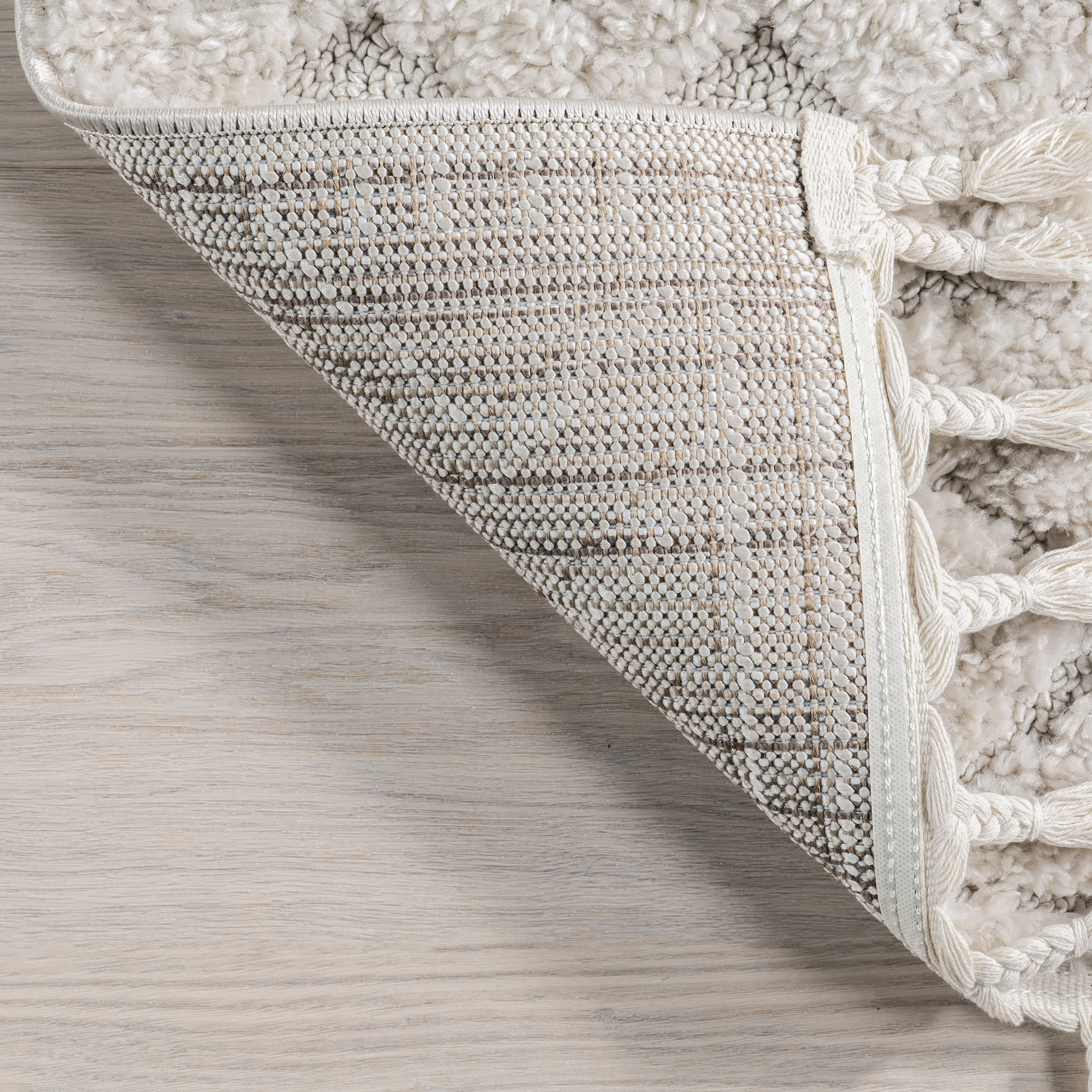 Ramira Raised Trellis Rug | Ivory - Image 6