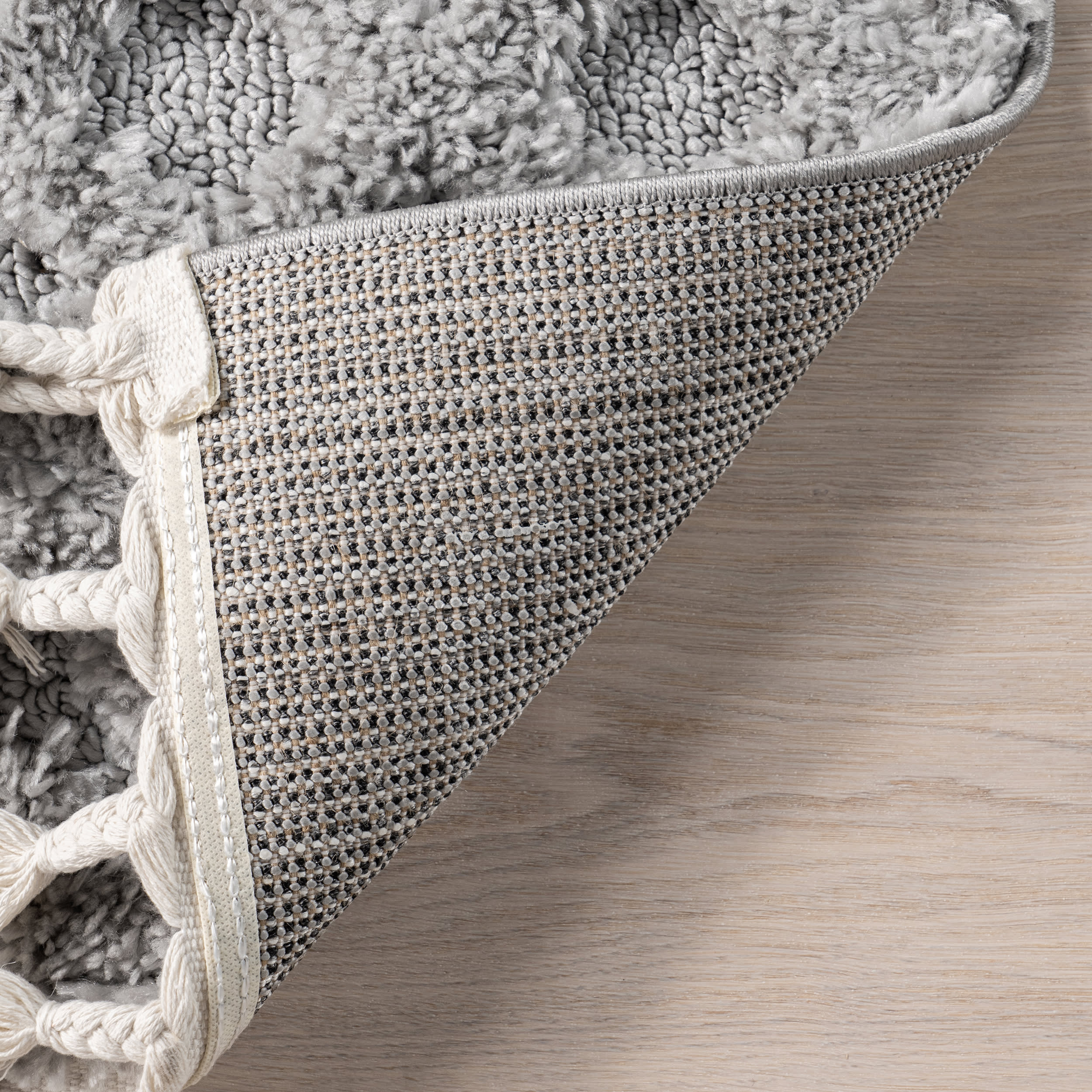 Ramira Raised Trellis Rug | Light Grey - Image 6