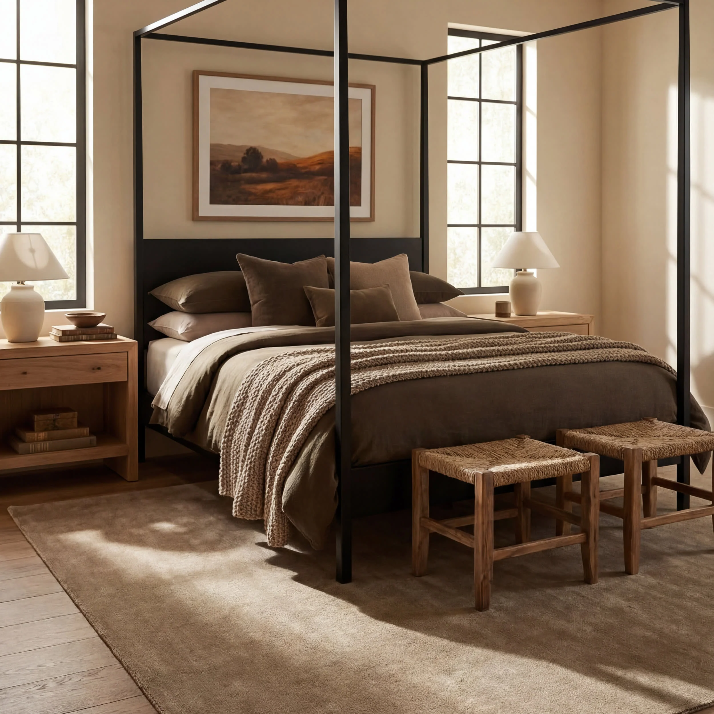 Ranya Modern Solid Rug | Beige - Image 10