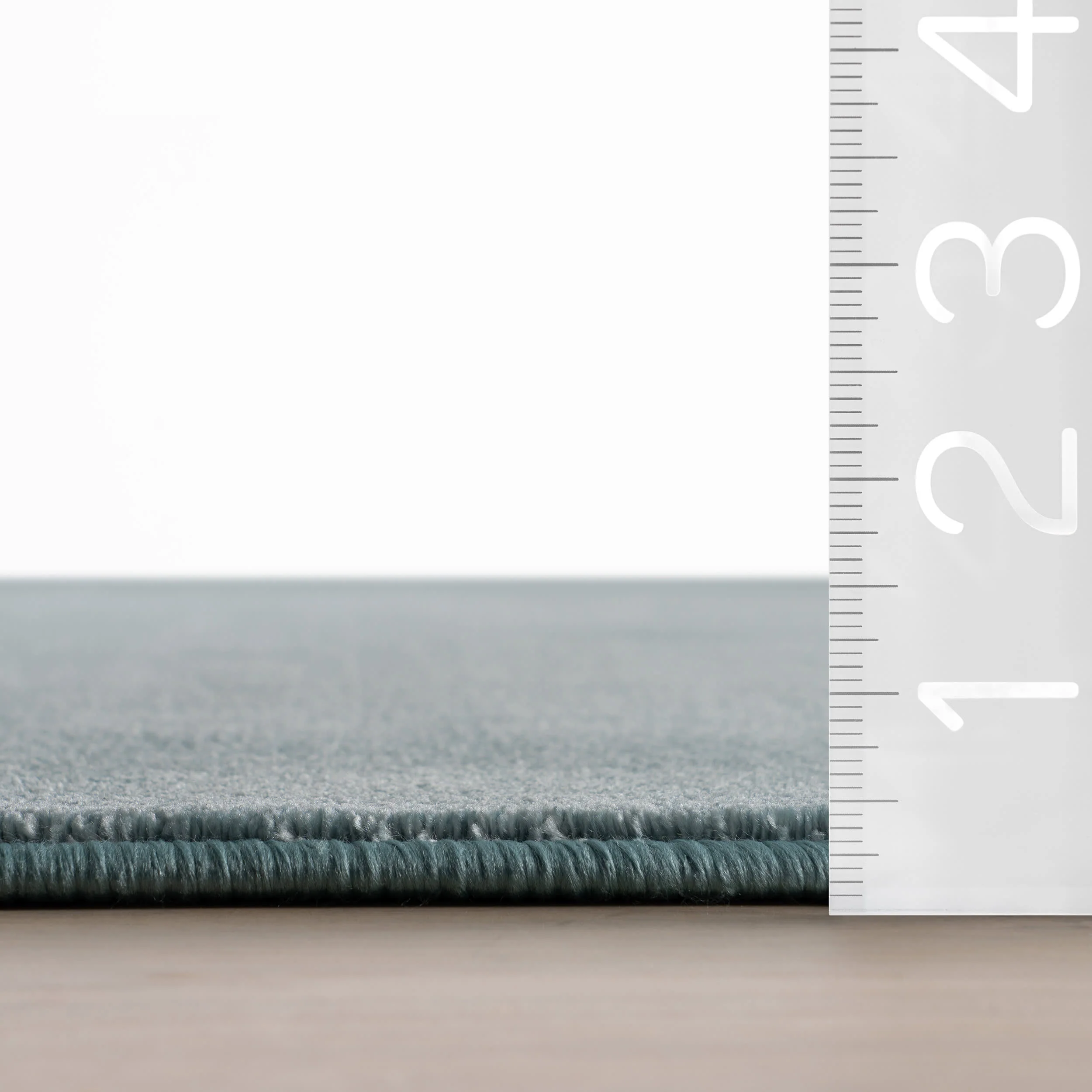 Ranya Modern Solid Rug | Blue - Image 6
