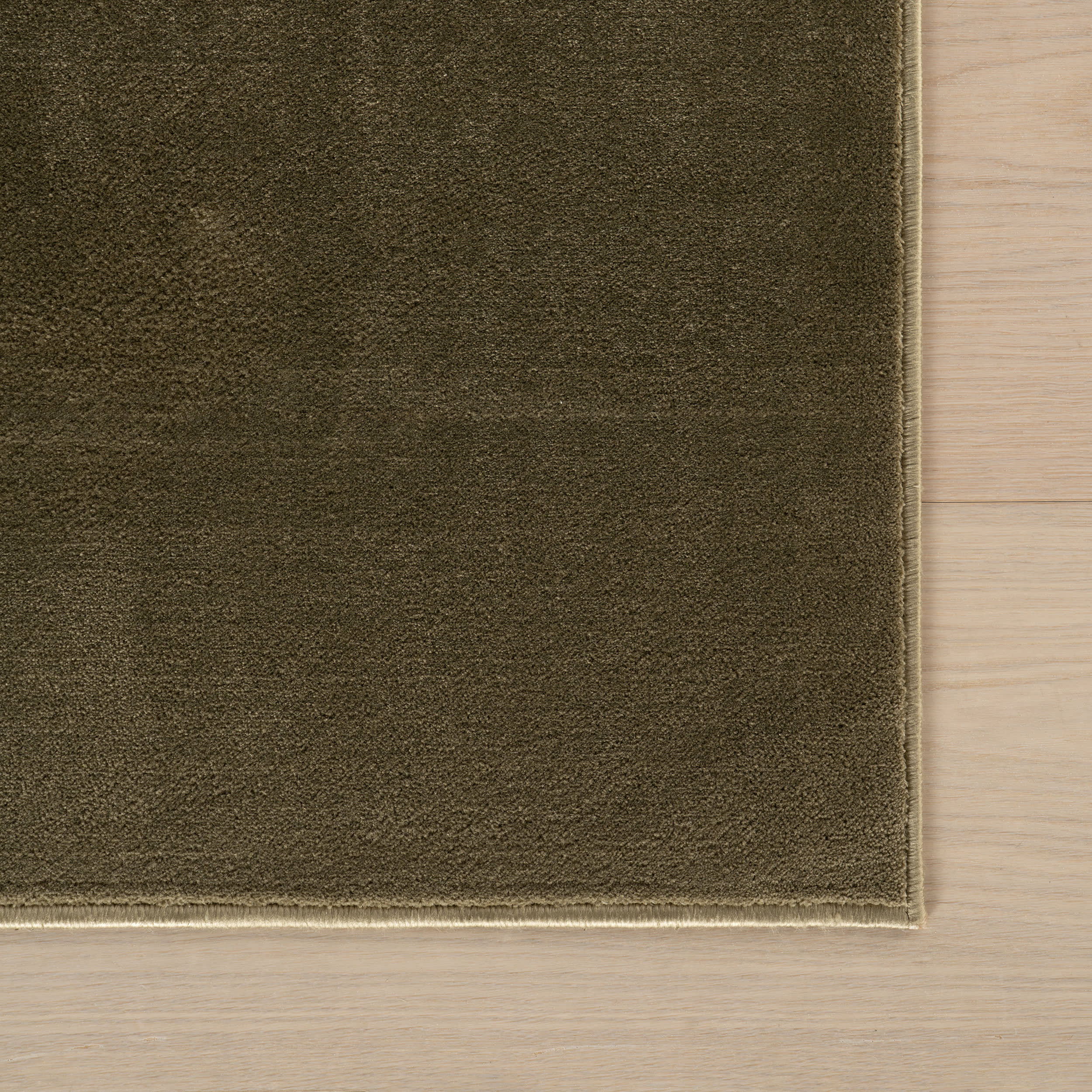 Ranya Modern Solid Rug | Green - Image 4