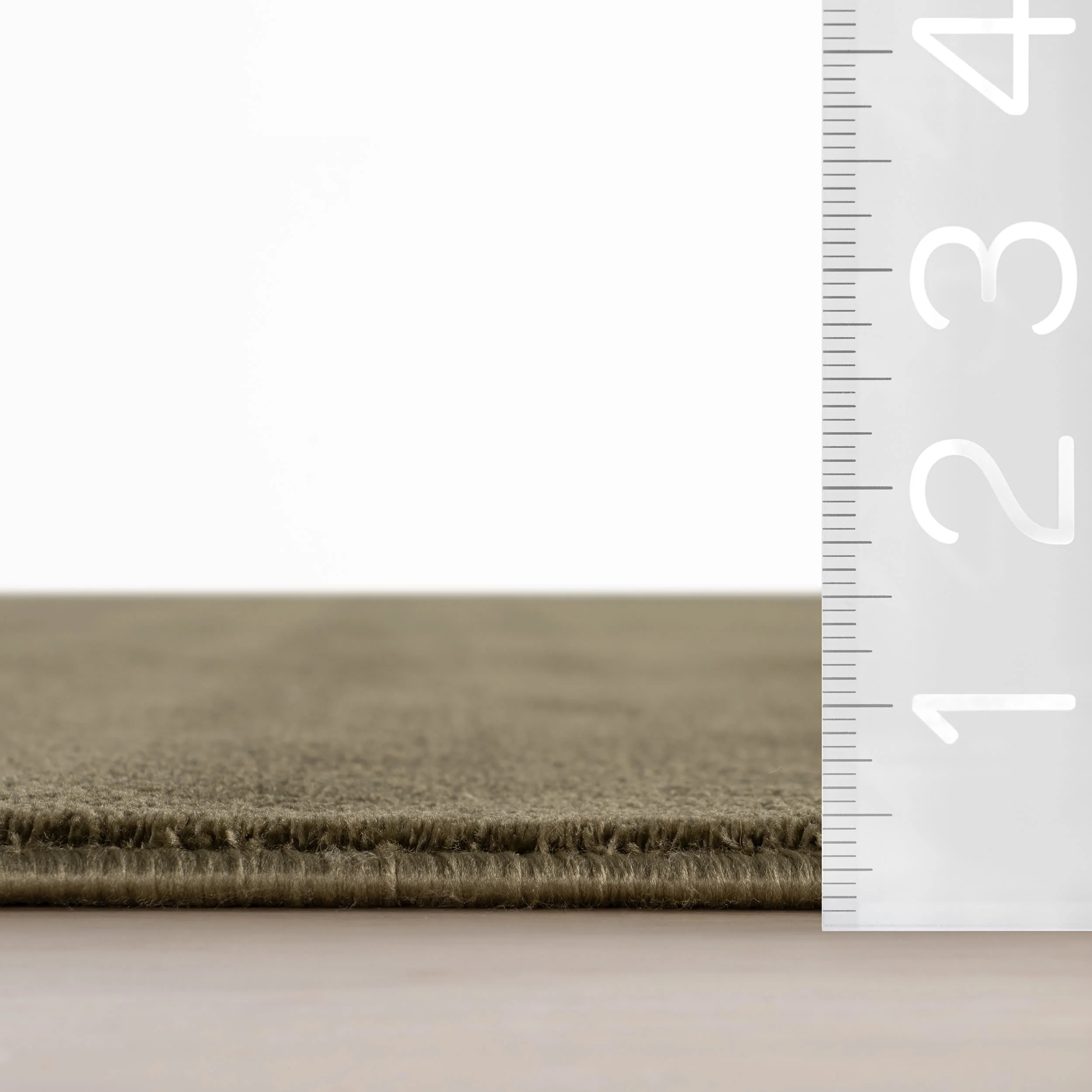 Ranya Modern Solid Rug | Green - Image 6