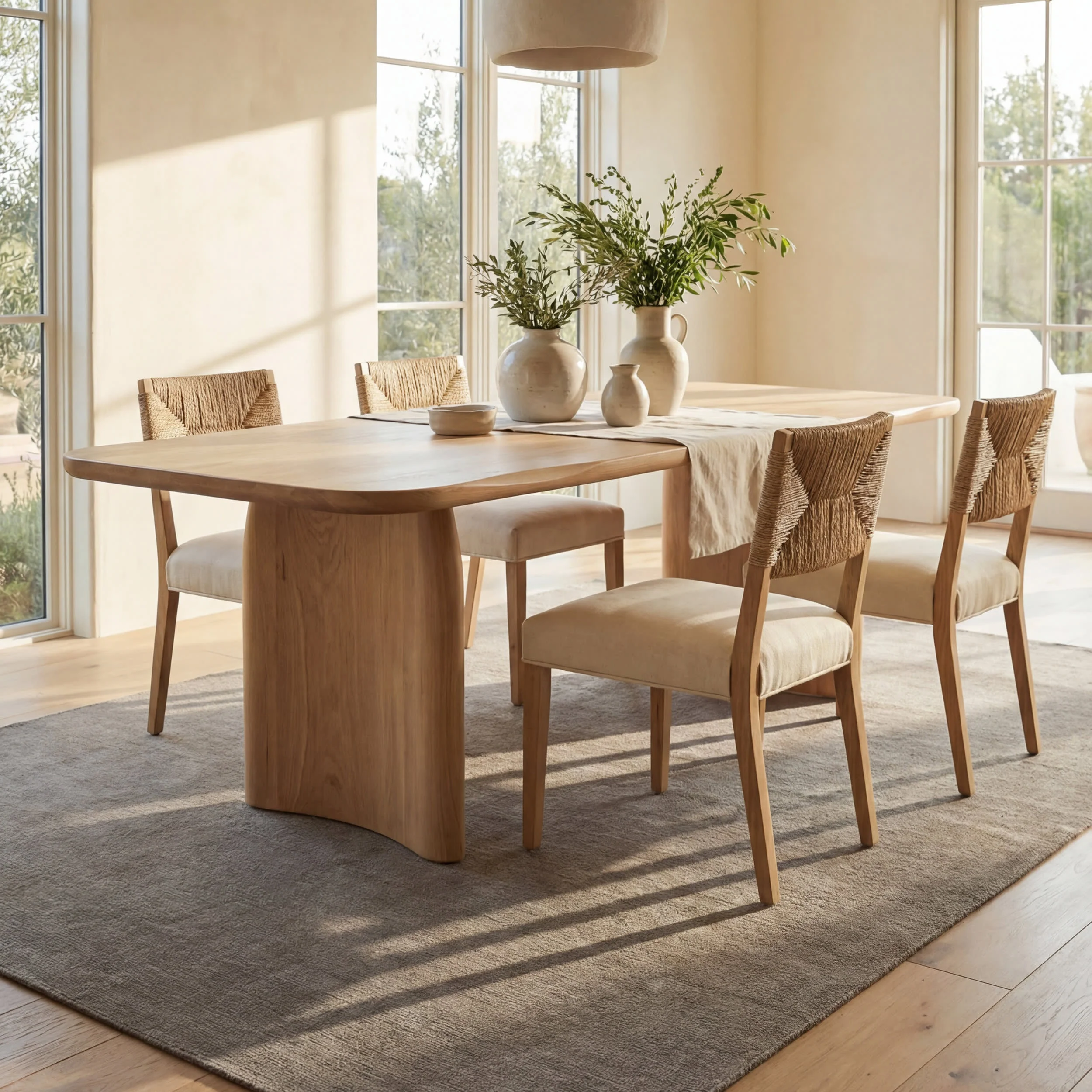 Ranya Modern Solid Rug | Grey - Image 7