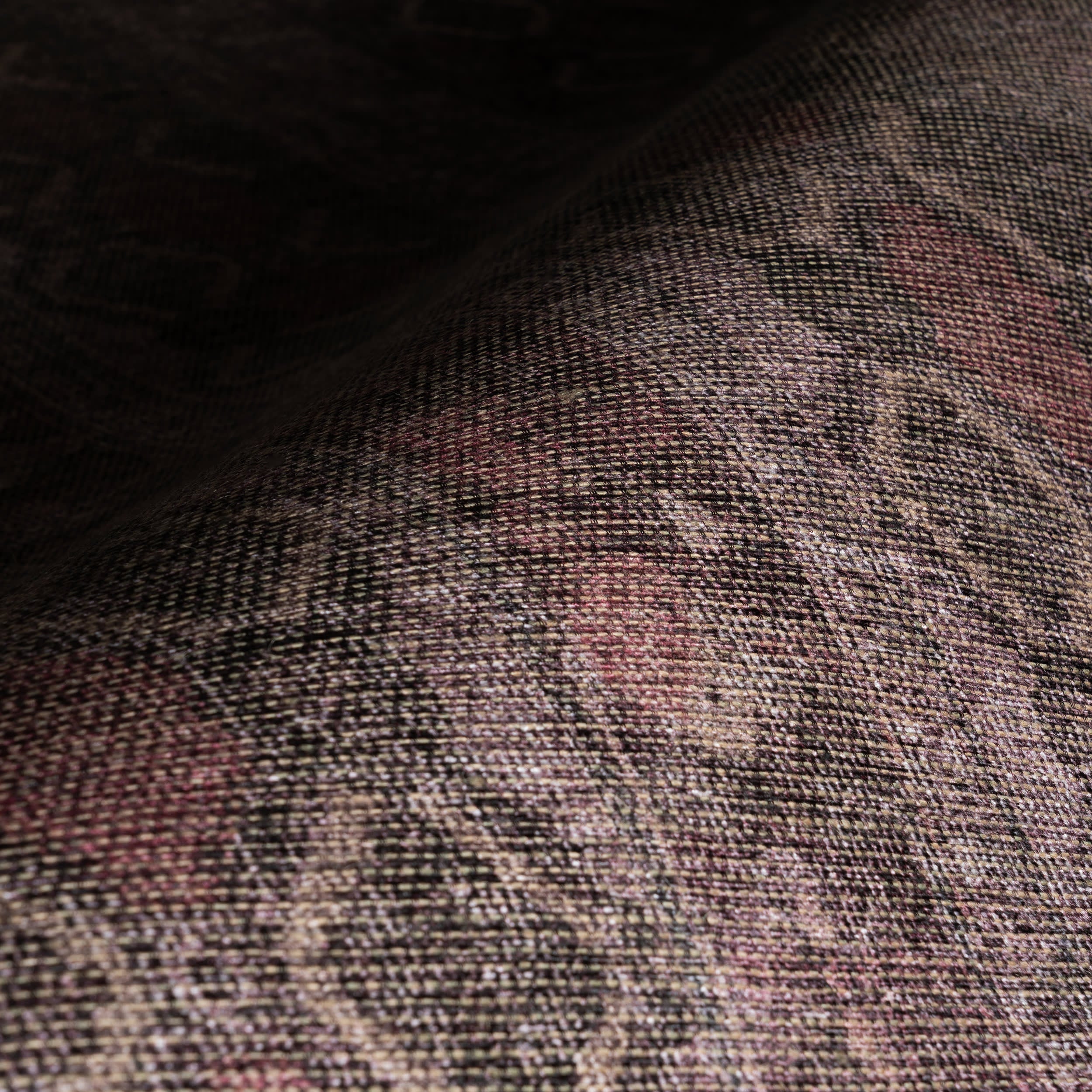 Ravika Traditional Vintage & Distressed Rug | Burgundy - Image 3