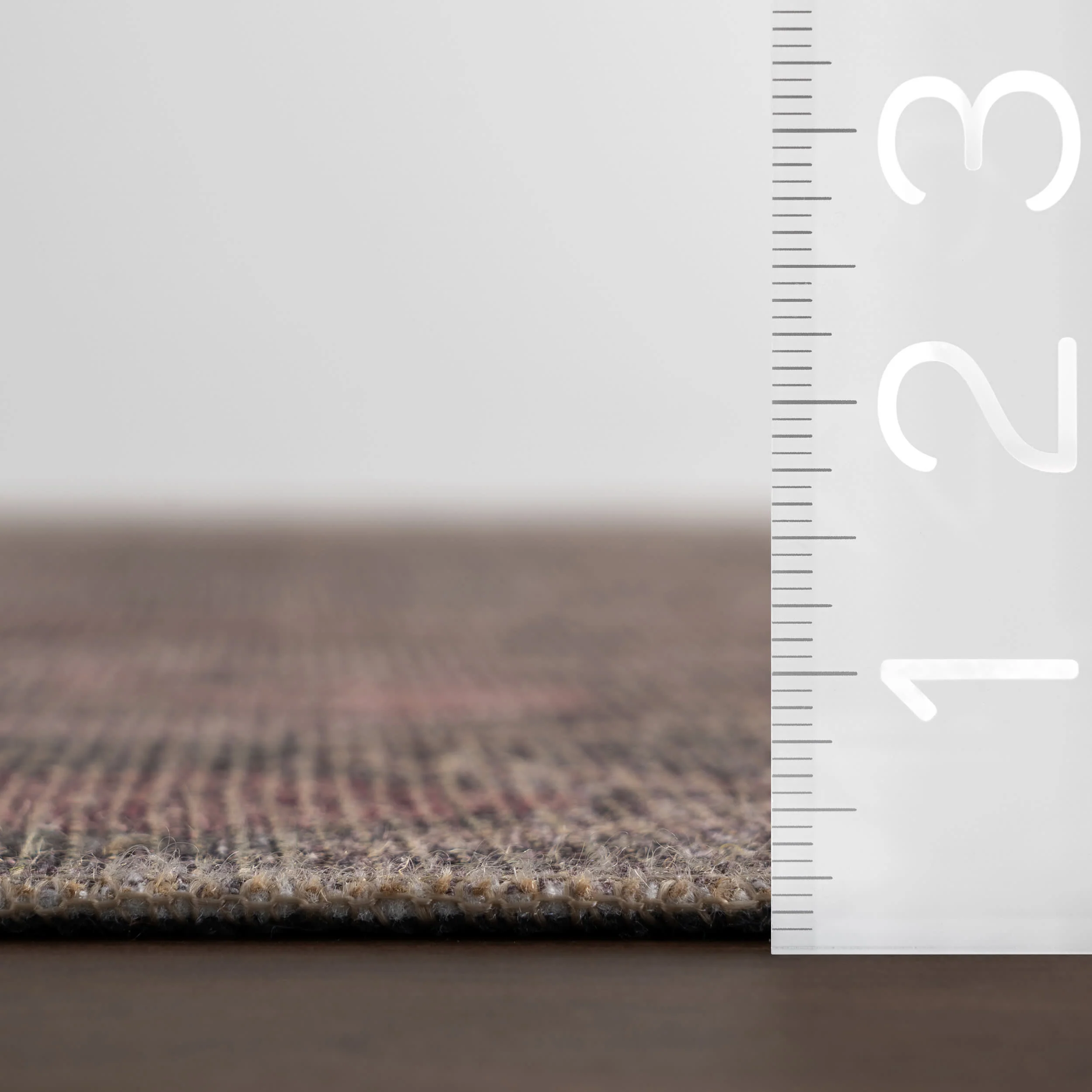 Ravika Traditional Vintage & Distressed Rug | Burgundy - Image 5