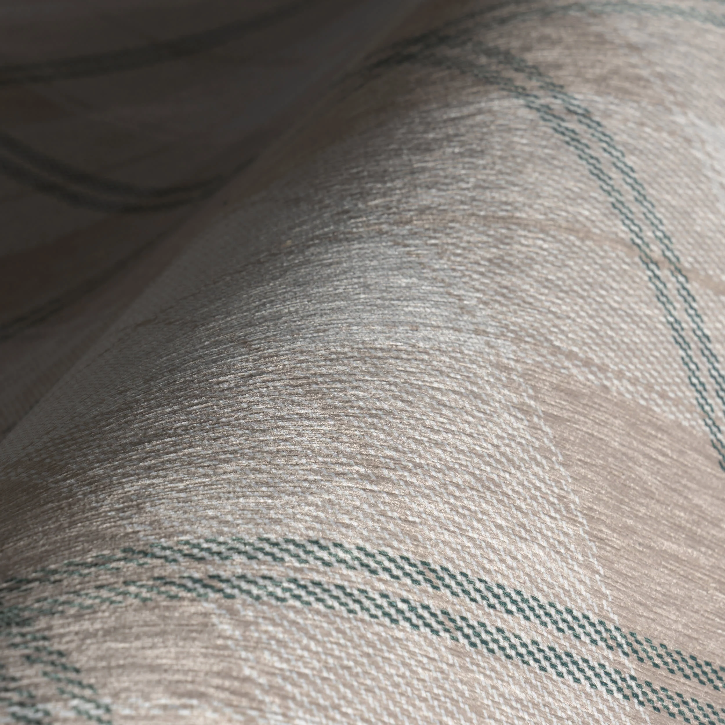 Raye Plaid Spill Proof Washable Rug | Beige - Image 3