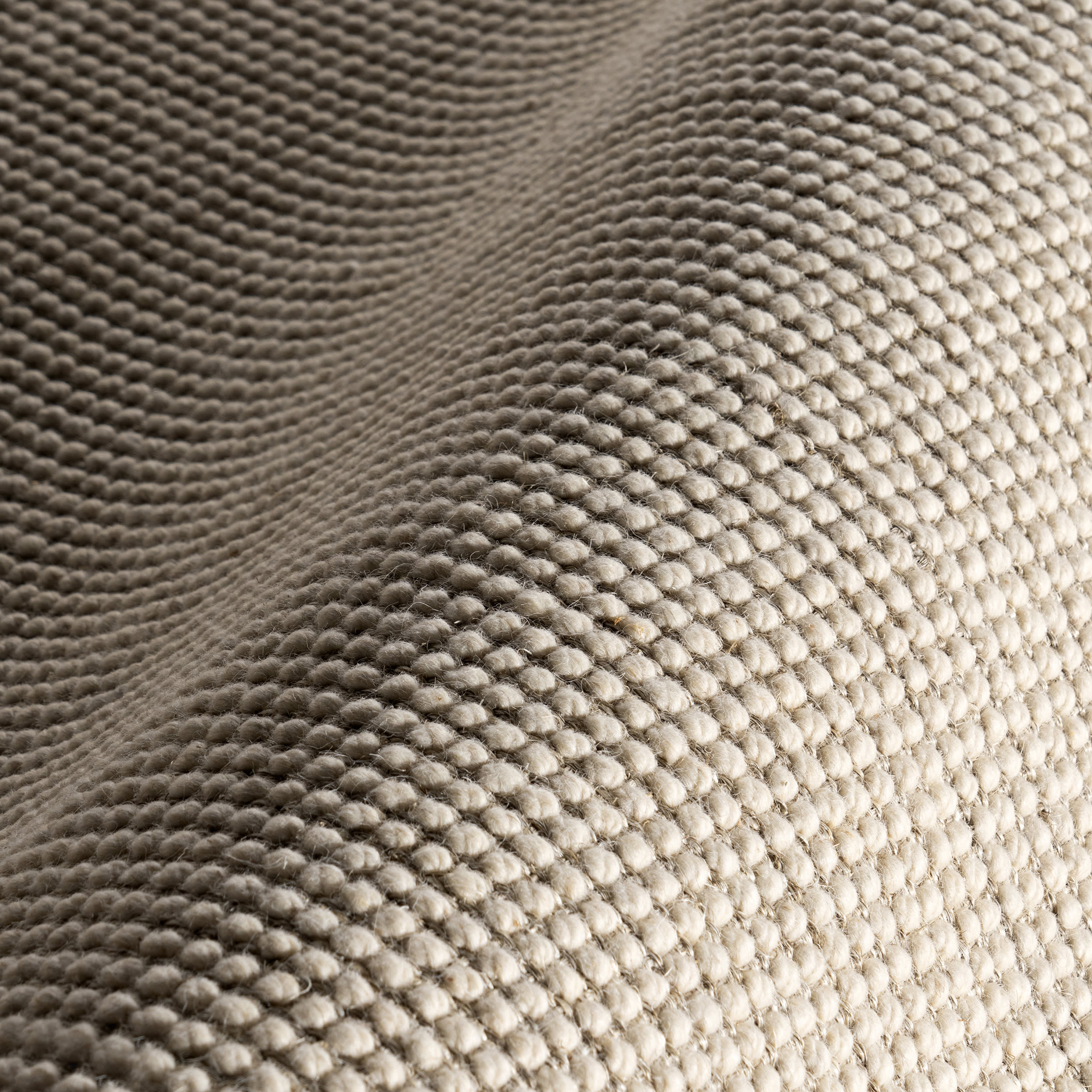 Reagan Geometric Textured Rug | Grey - Image 3