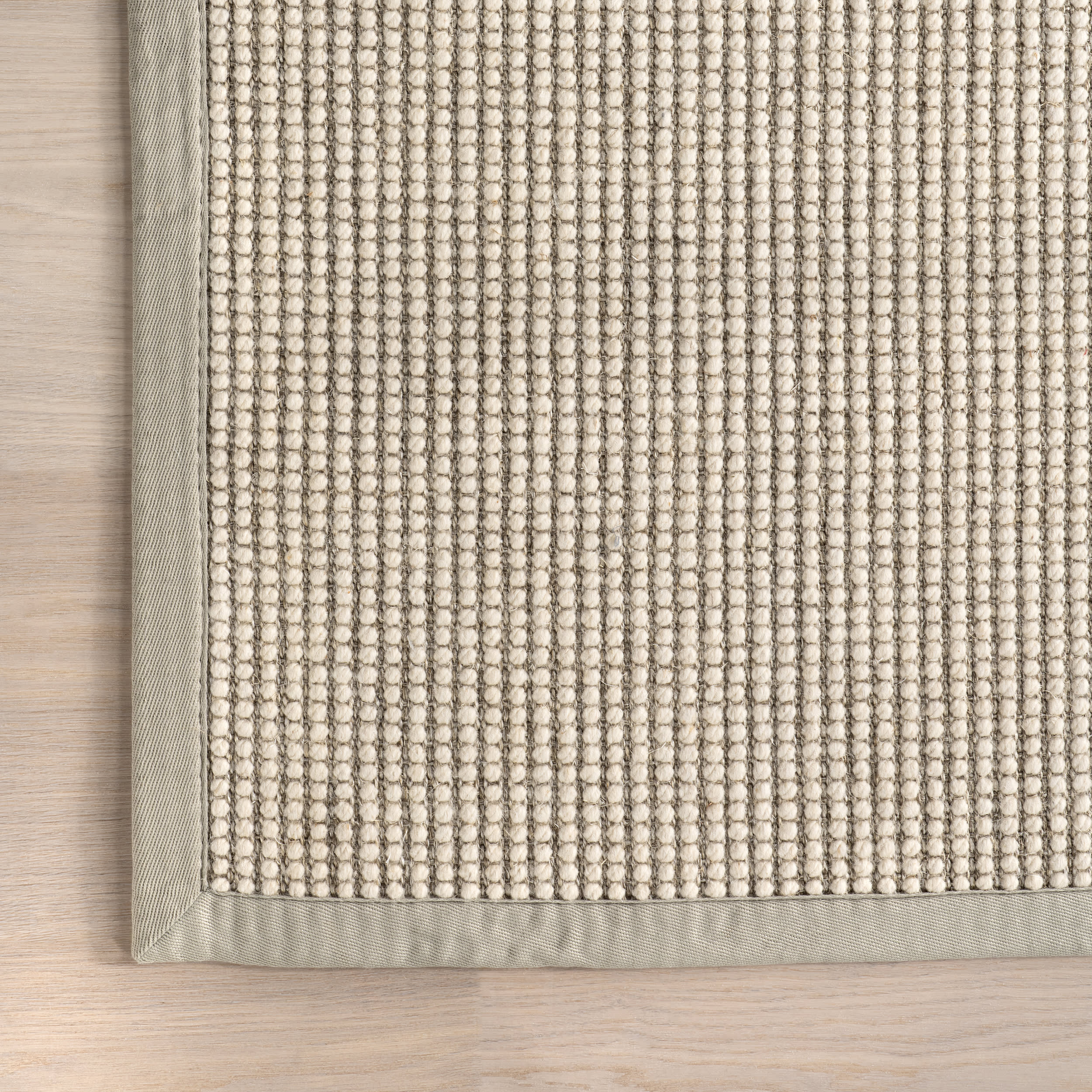 Reagan Geometric Textured Rug | Grey - Image 4