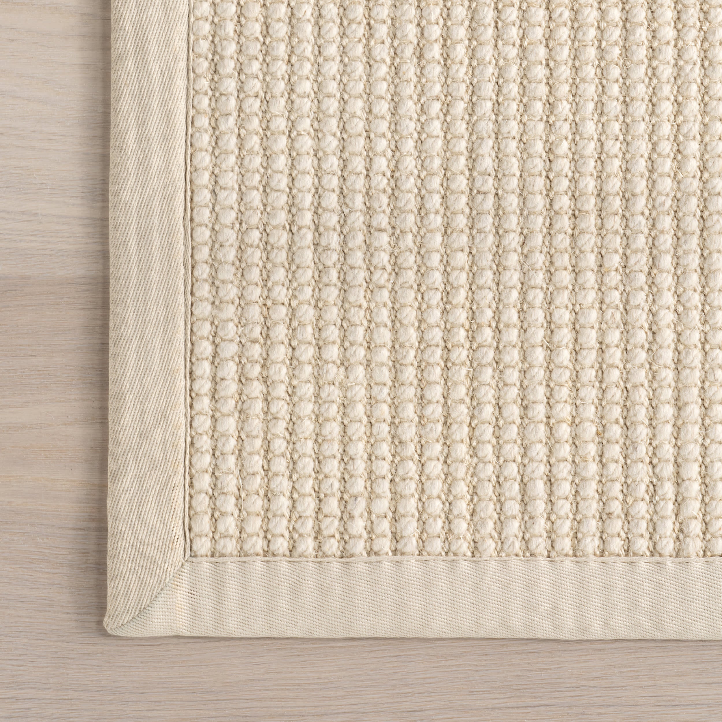 Reagan Geometric Textured Rug | Ivory - Image 4