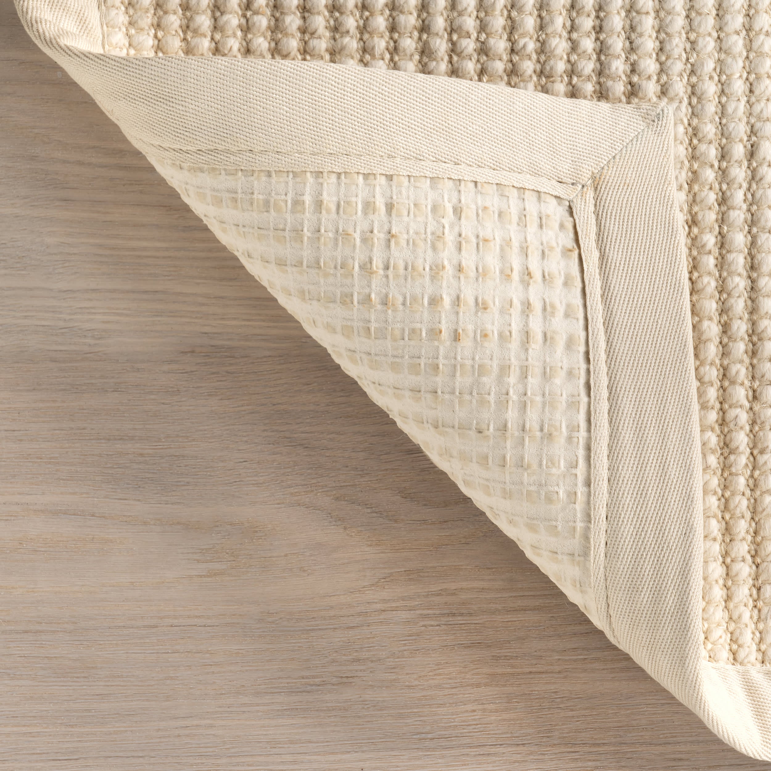 Reagan Geometric Textured Rug | Ivory - Image 7
