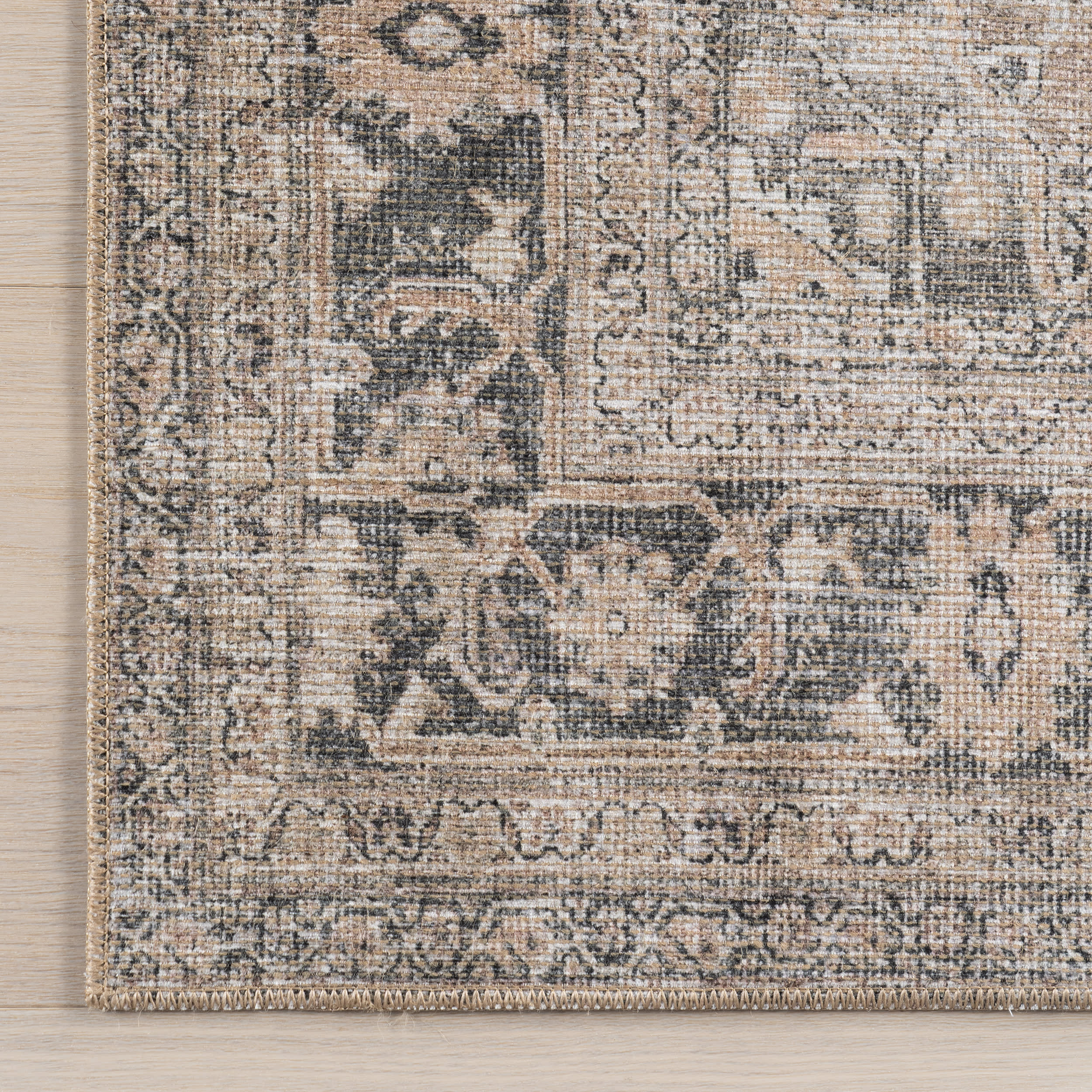 Red Bank Antiqued Jute-Blend Rug | Brown - Image 4
