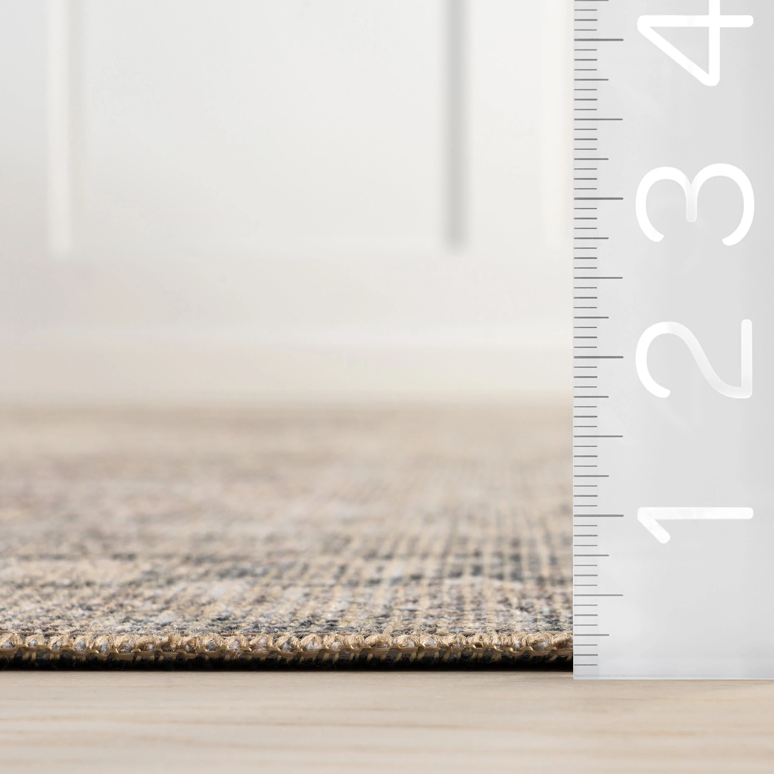 Red Bank Antiqued Jute-Blend Rug | Brown - Image 6