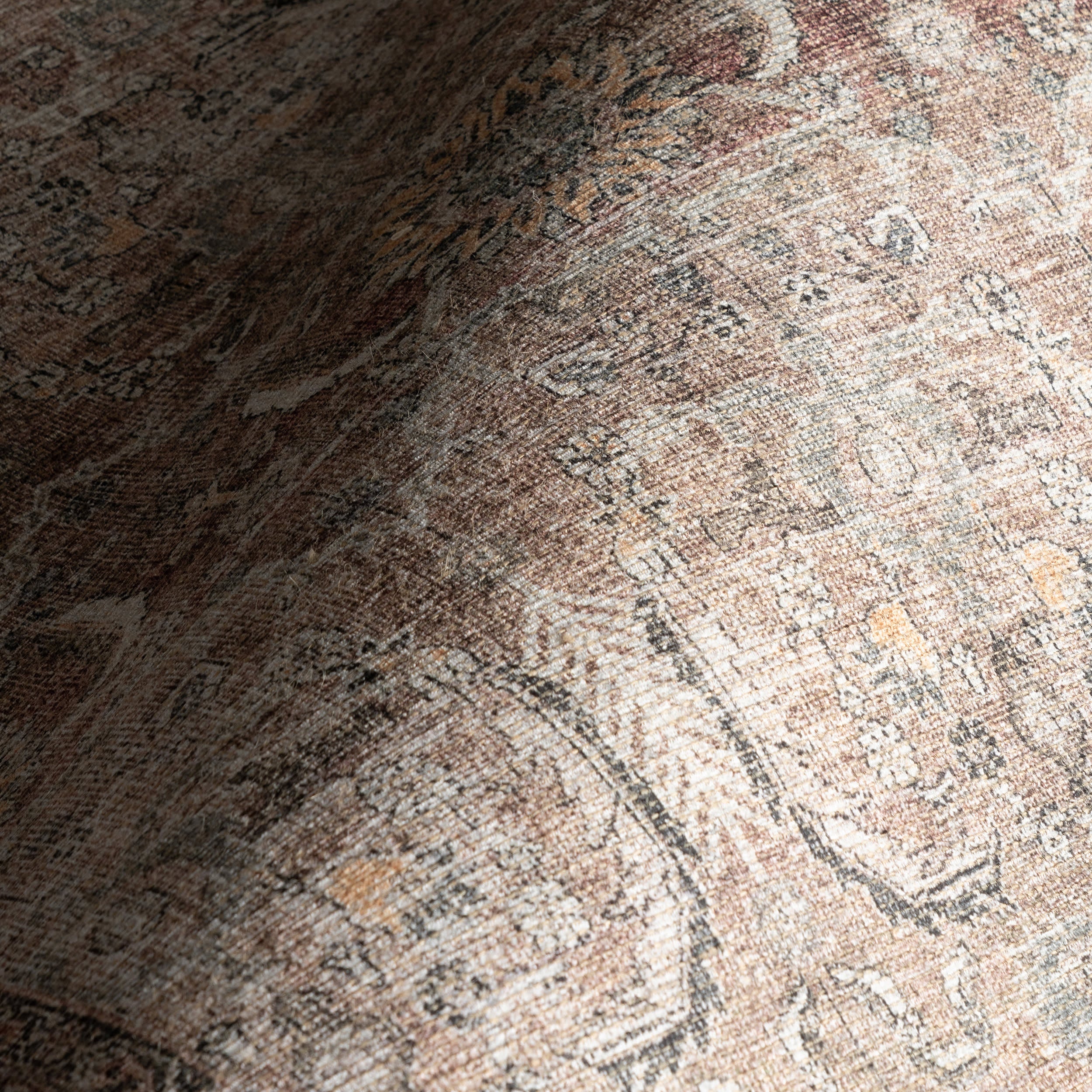 Red Bank Antiqued Jute-Blend Rug | Light Brown - Image 3
