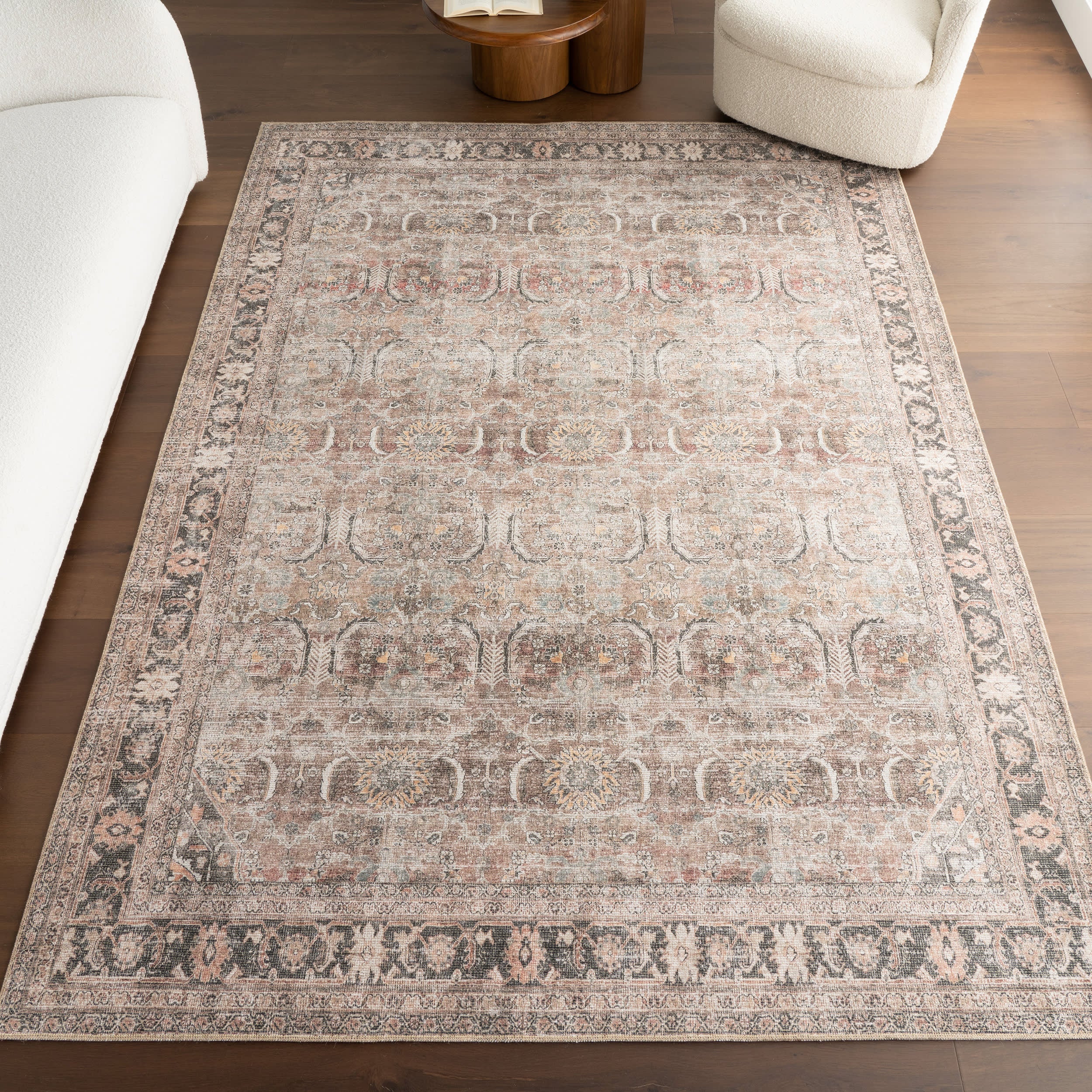 Red Bank Antiqued Jute-Blend Rug | Light Brown - Image 9