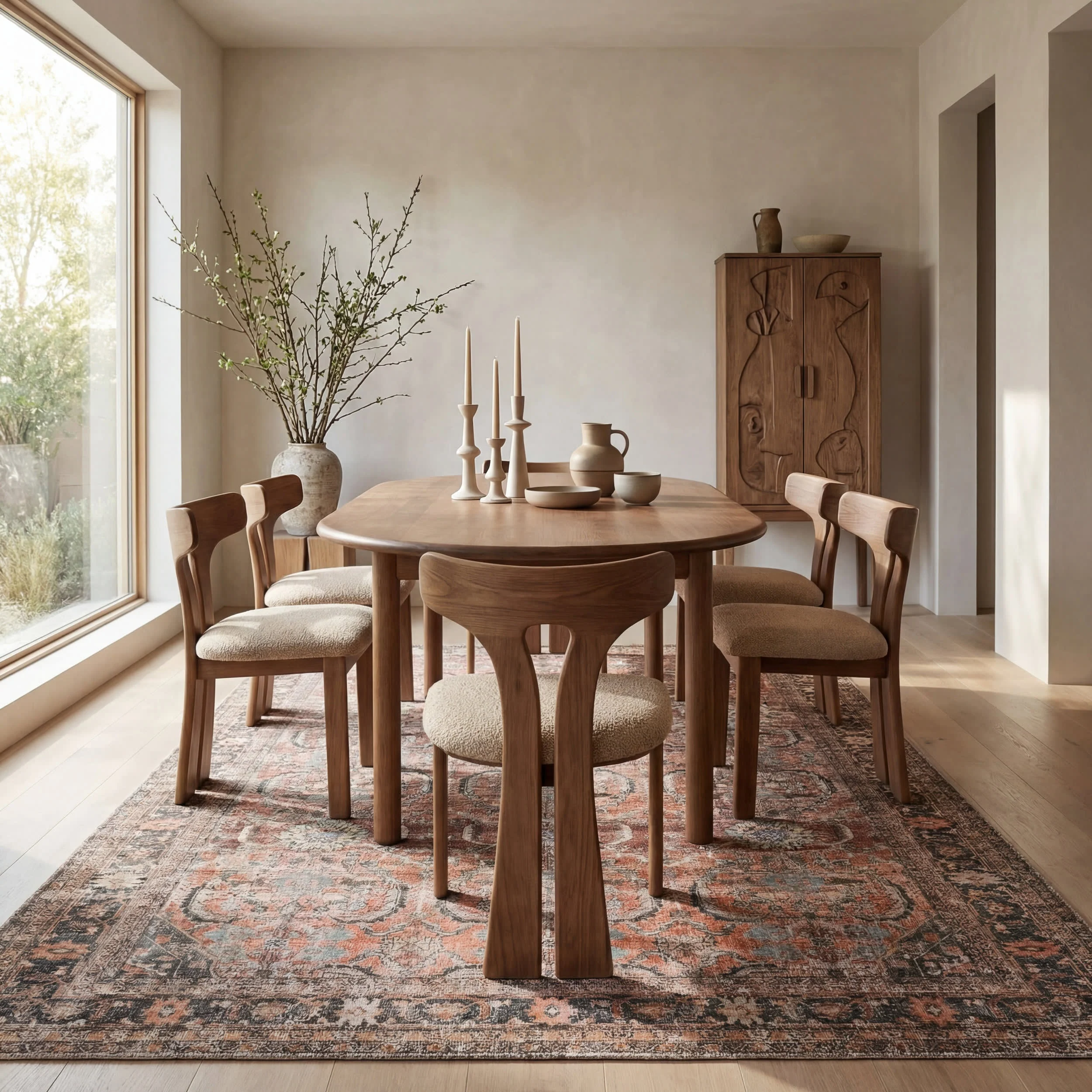 Red Bank Antiqued Jute-Blend Rug | Multicolor - Image 7