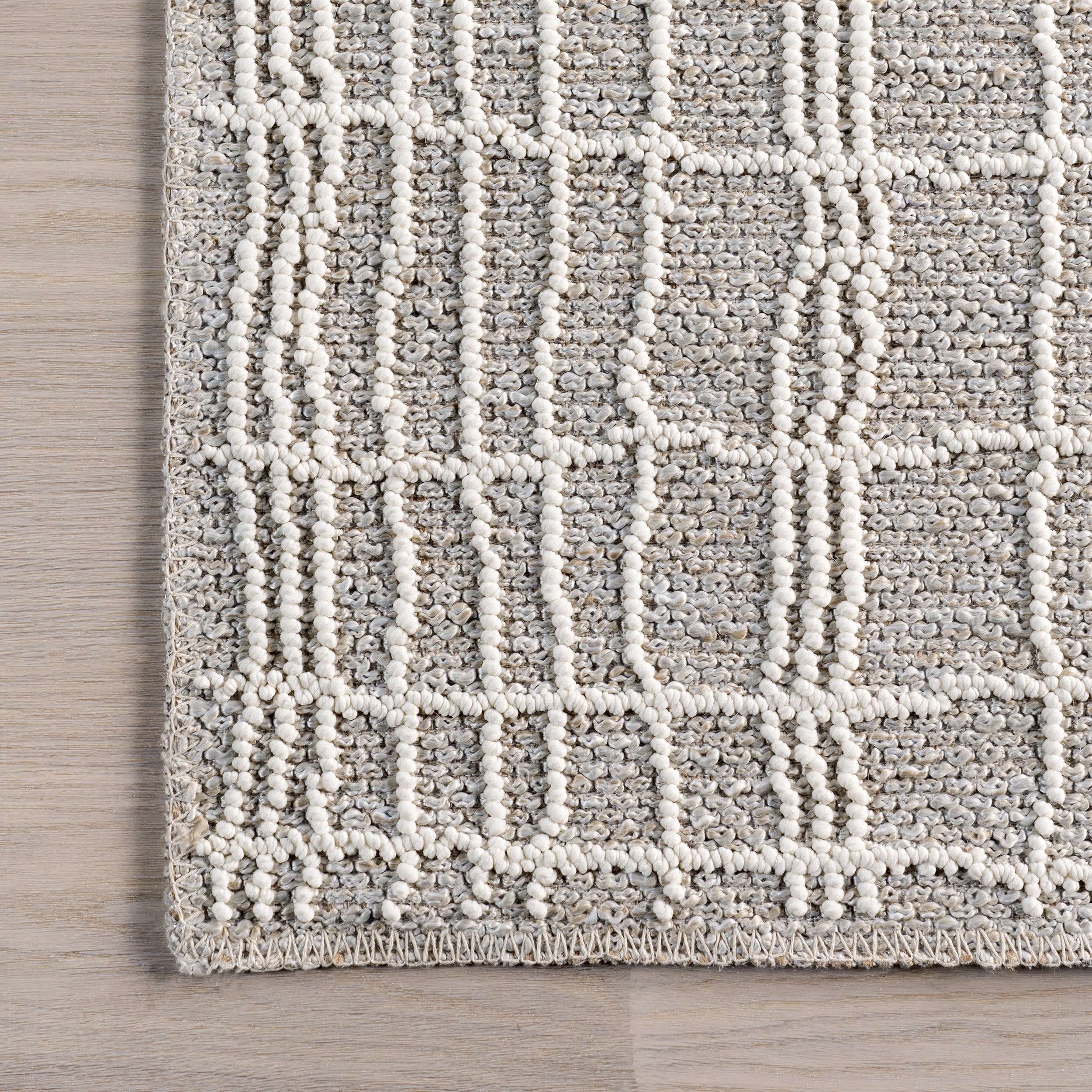 Reera Flatwoven Striped Rug | Beige - Image 3