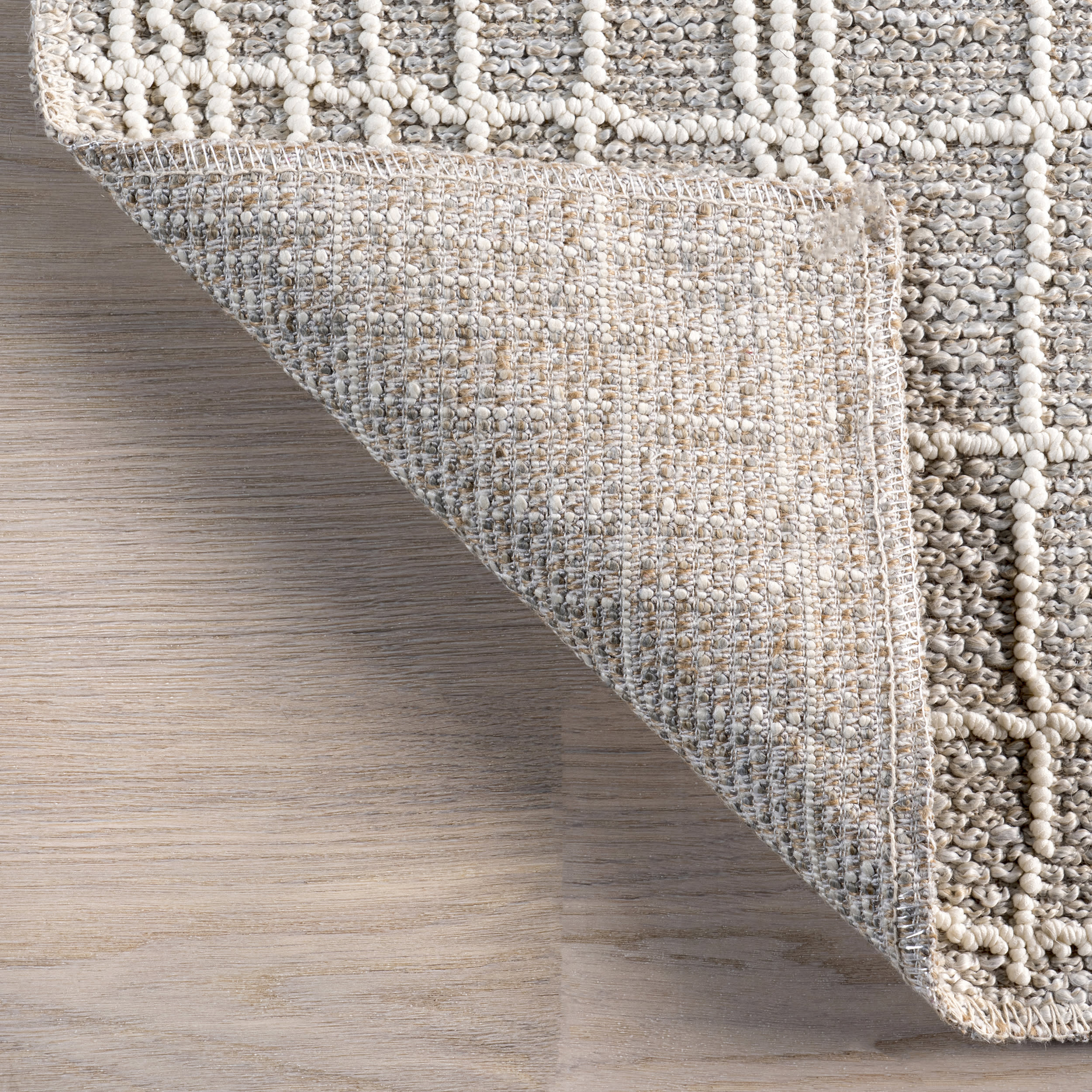 Reera Flatwoven Striped Rug | Beige - Image 6