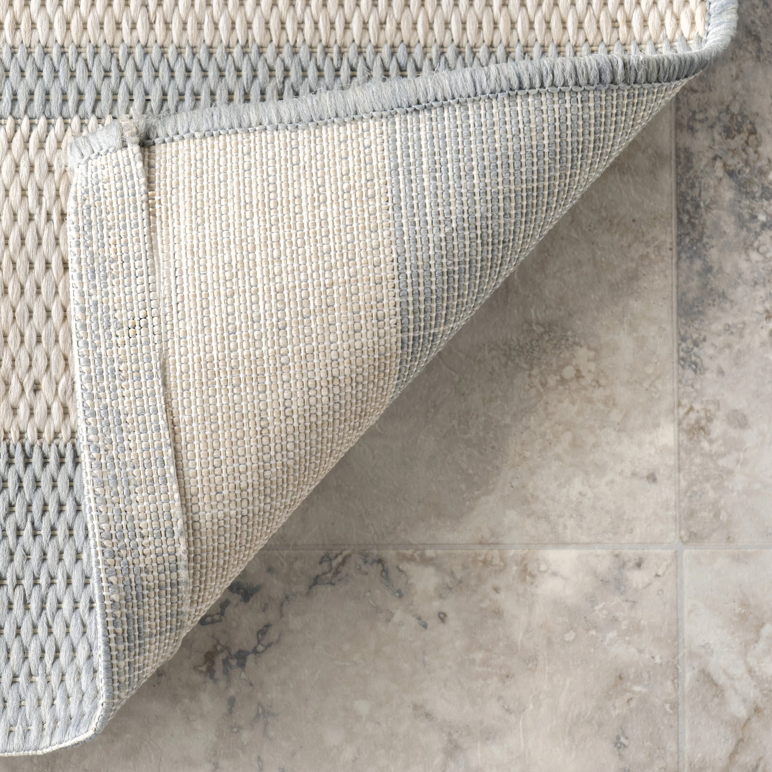 Regency Stripes Indoor/Outdoor Rug | Light Blue - Image 7
