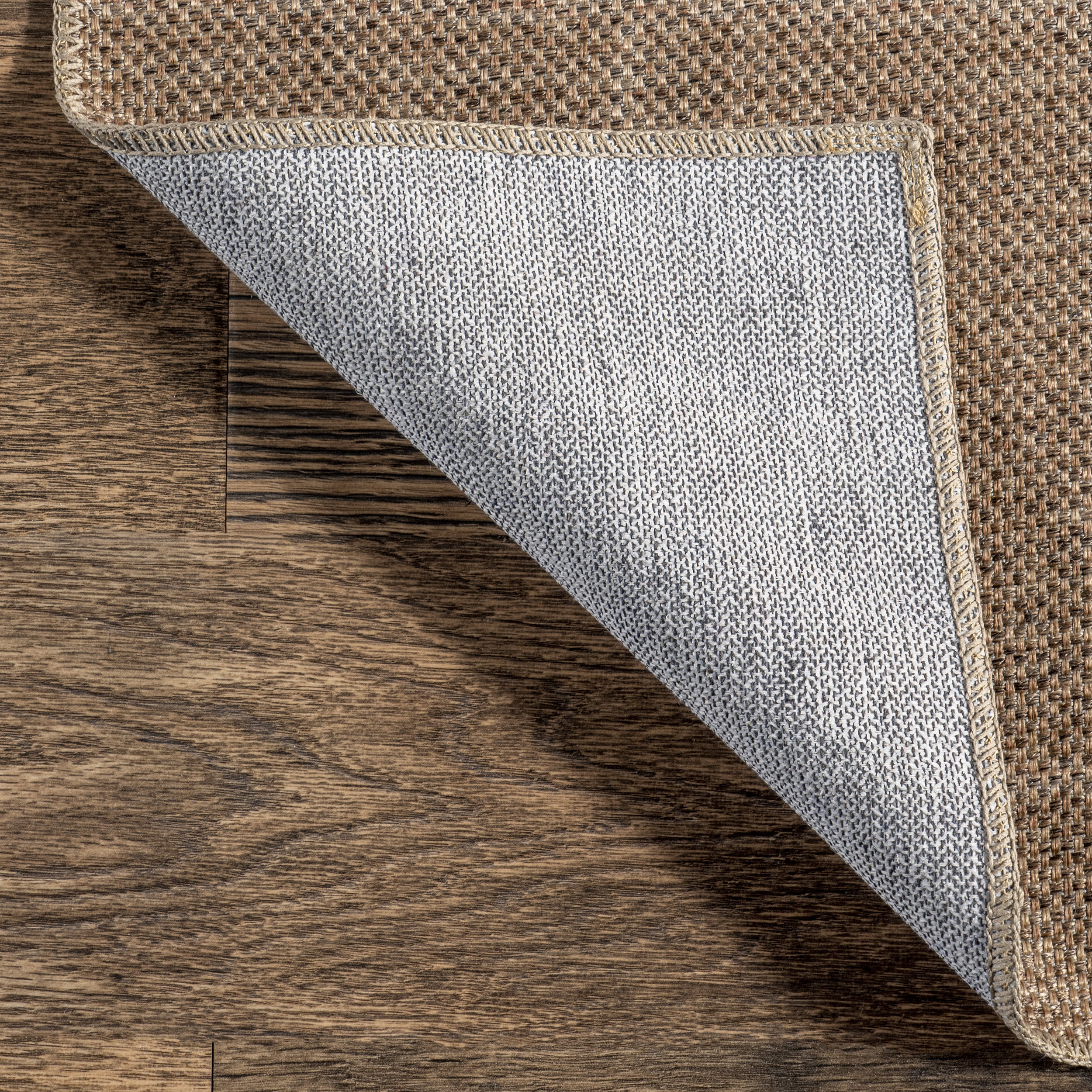 Renie Easy-Jute Washable Geometric Rug | Natural - Image 5
