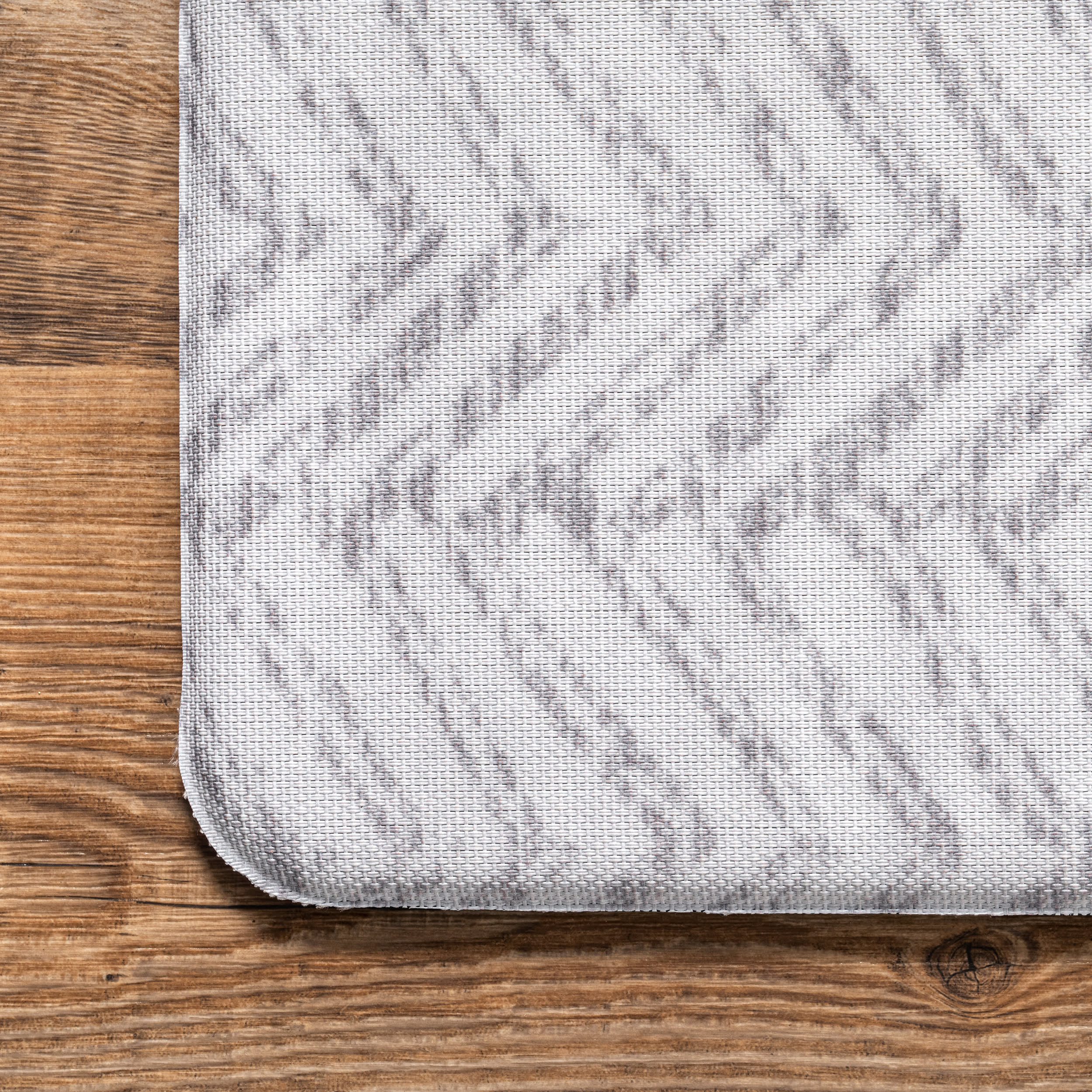Reverse Herringbone Printed Anti-Fatigue Mat | Light Grey - Image 3