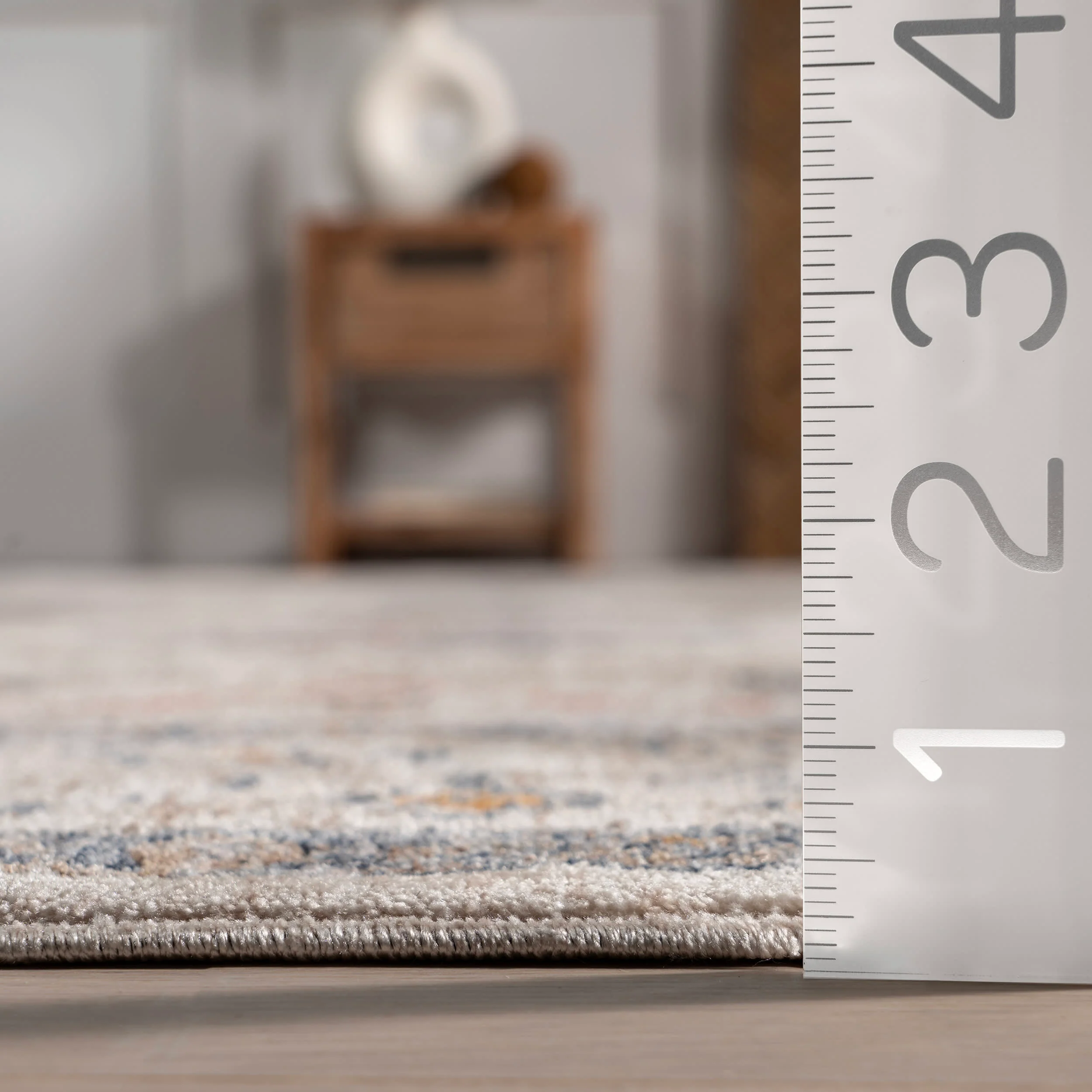 Revkah Traditional Vintage Rug | Beige - Image 5