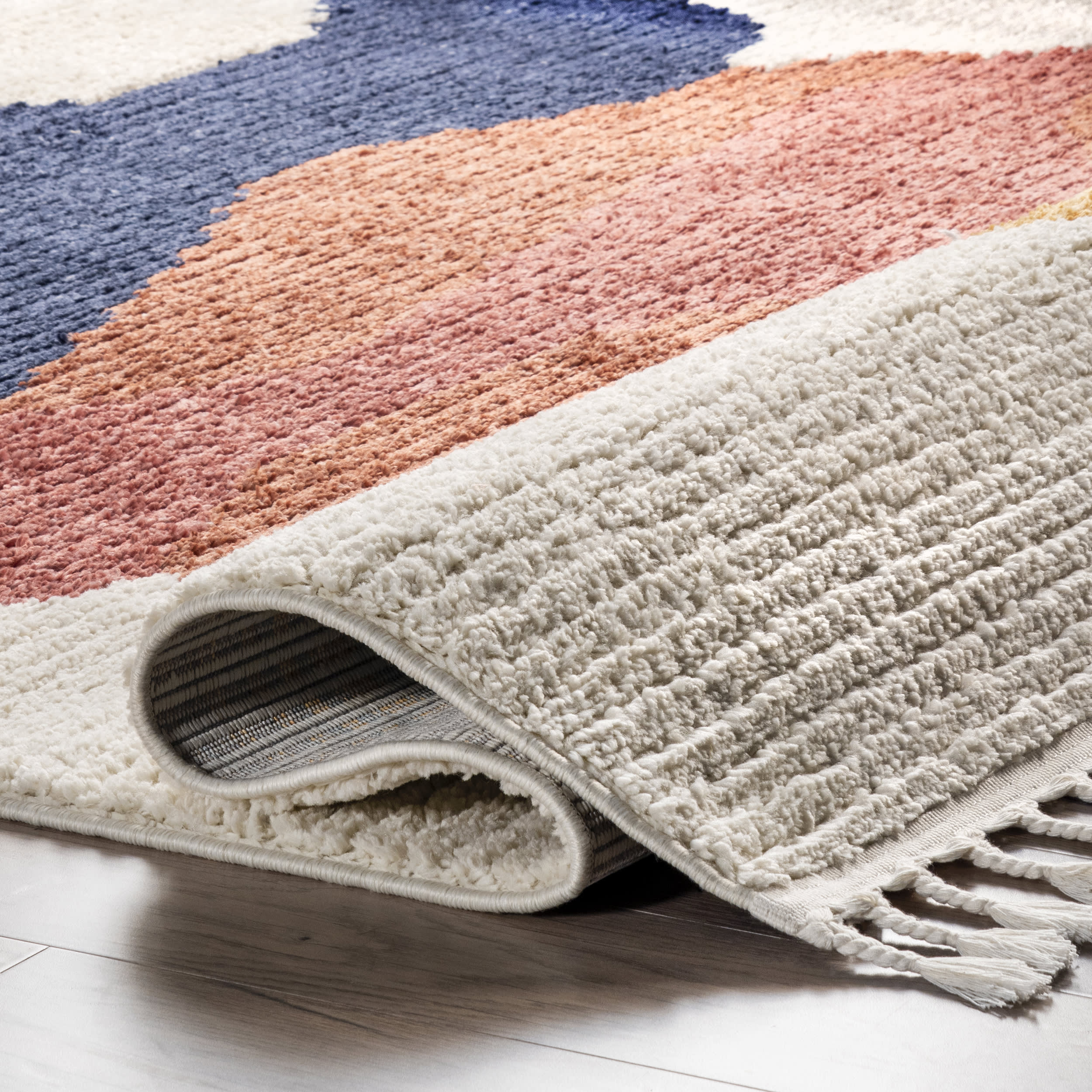 Rhea Modern Abstract Rug | Beige - Image 6
