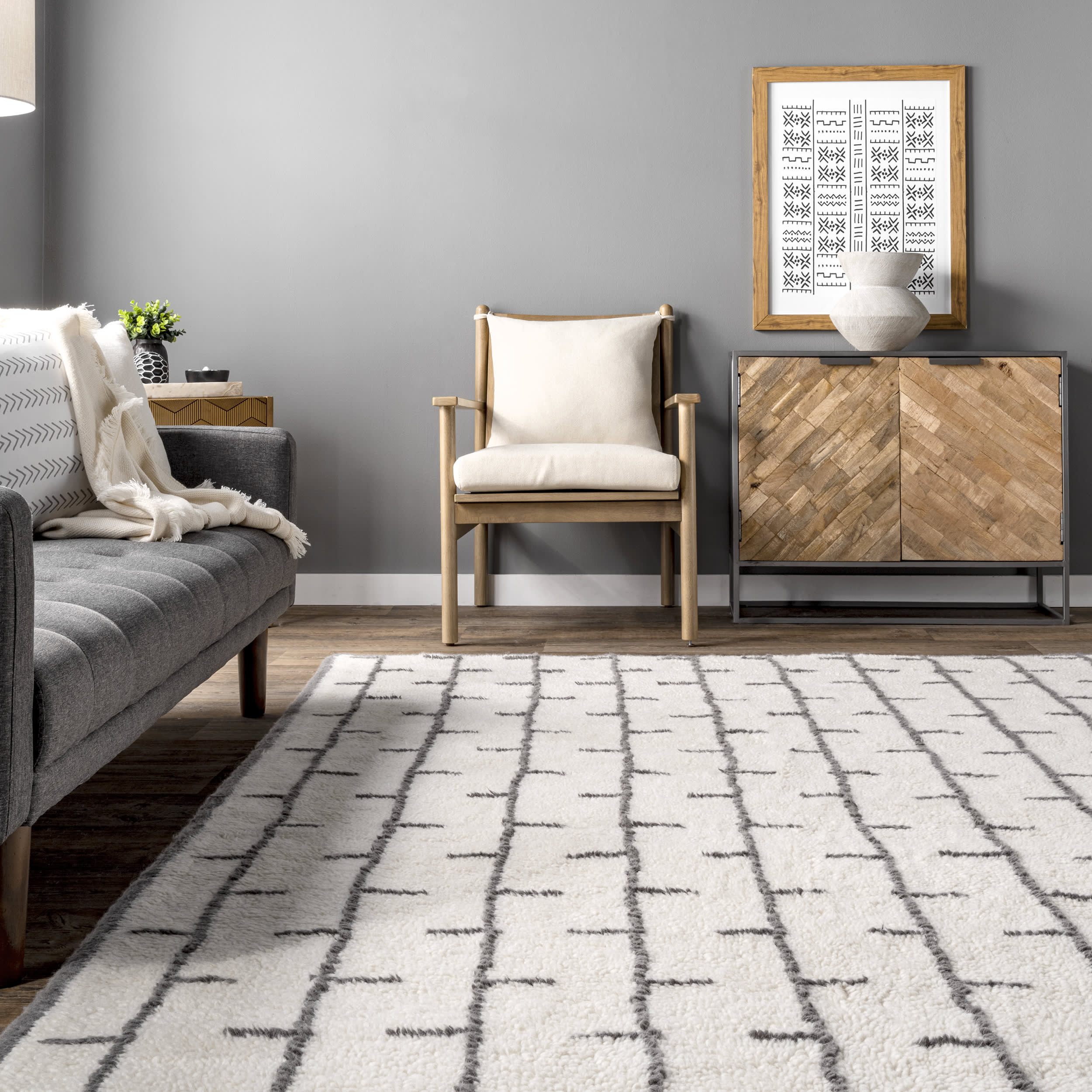 Rhea Wool Washable Rug | Ivory - Image 4