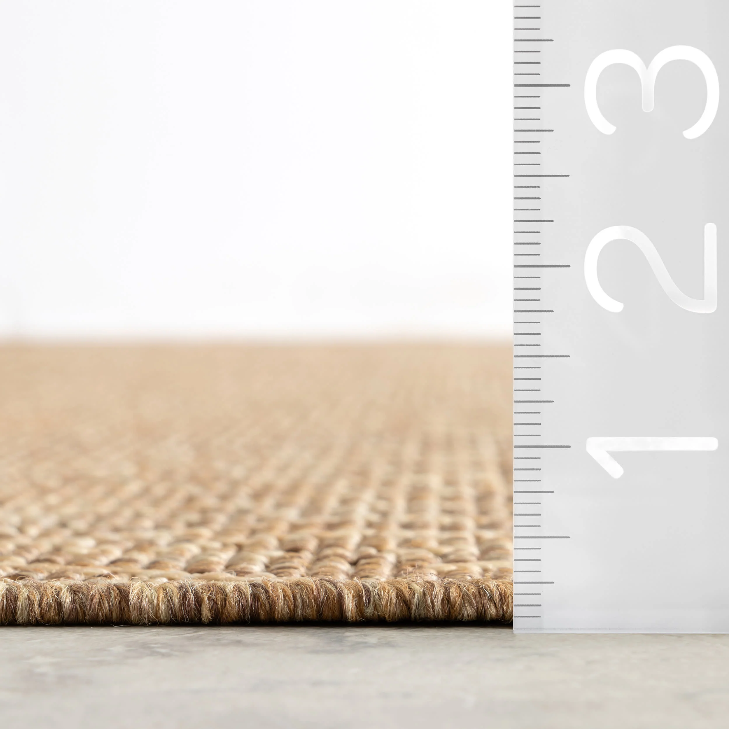 Rheza Geometric Indoor/Outdoor Rug | Light Brown - Image 5