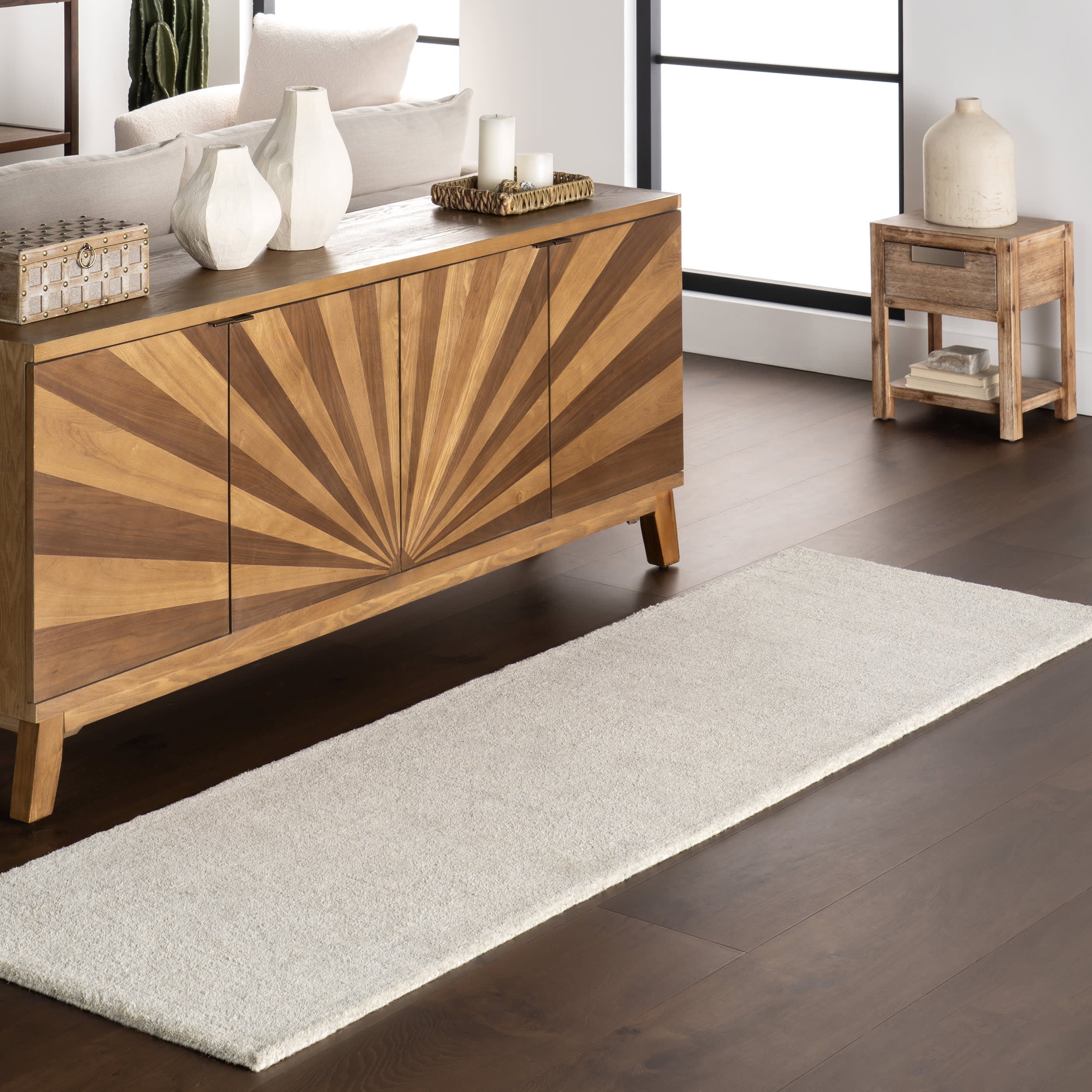 Ridgewood Wool Monochromatic Rug | Blue Grey - Image 2