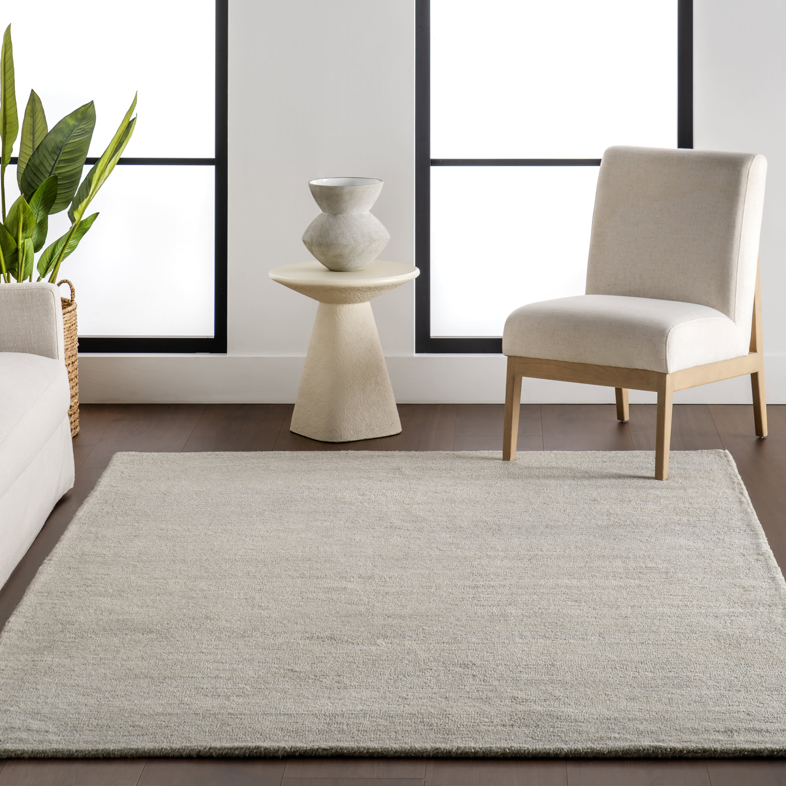 Ridgewood Wool Monochromatic Rug | Blue Grey - Image 5