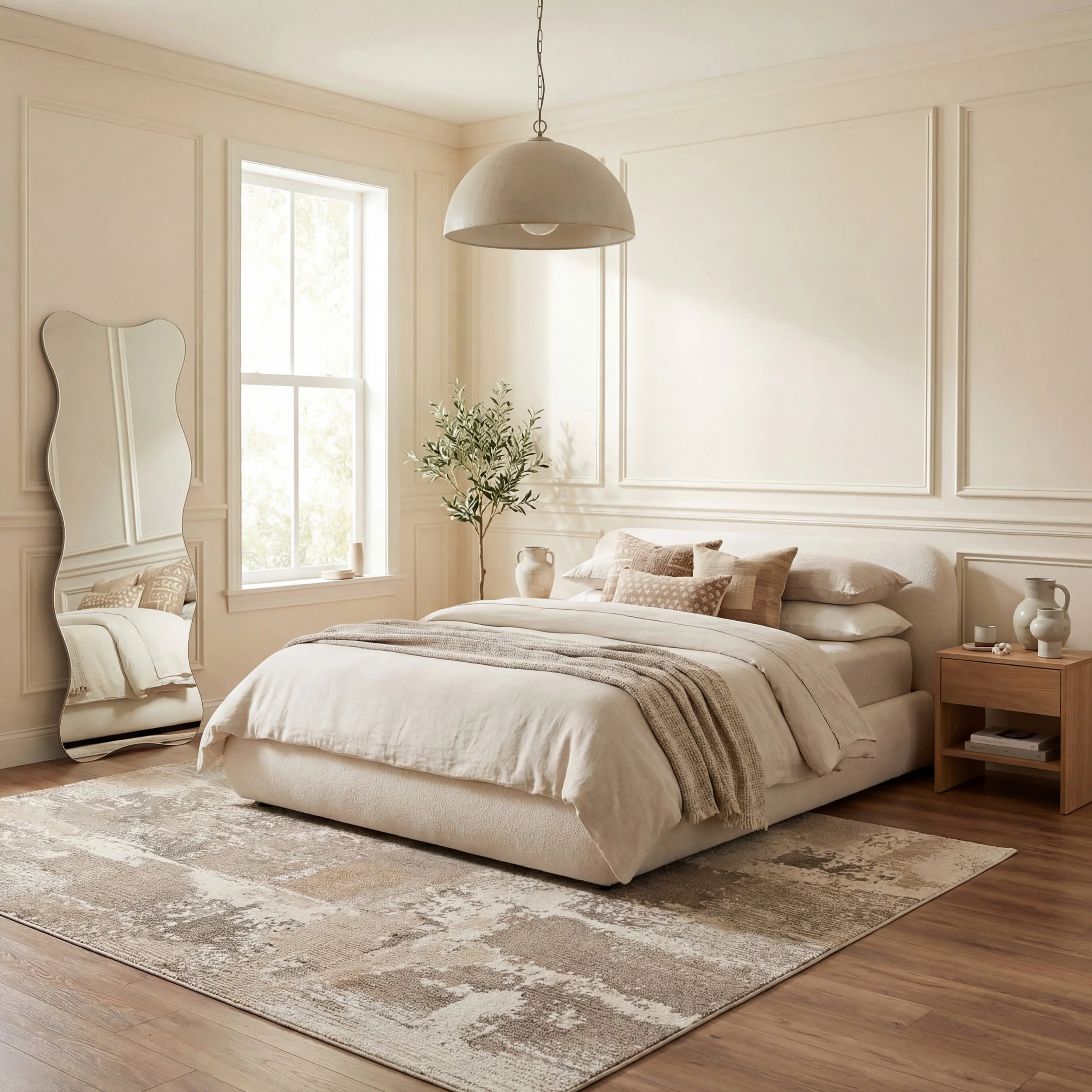 Rimalis Rustic Abstract Washable Rug | Brown - Image 10