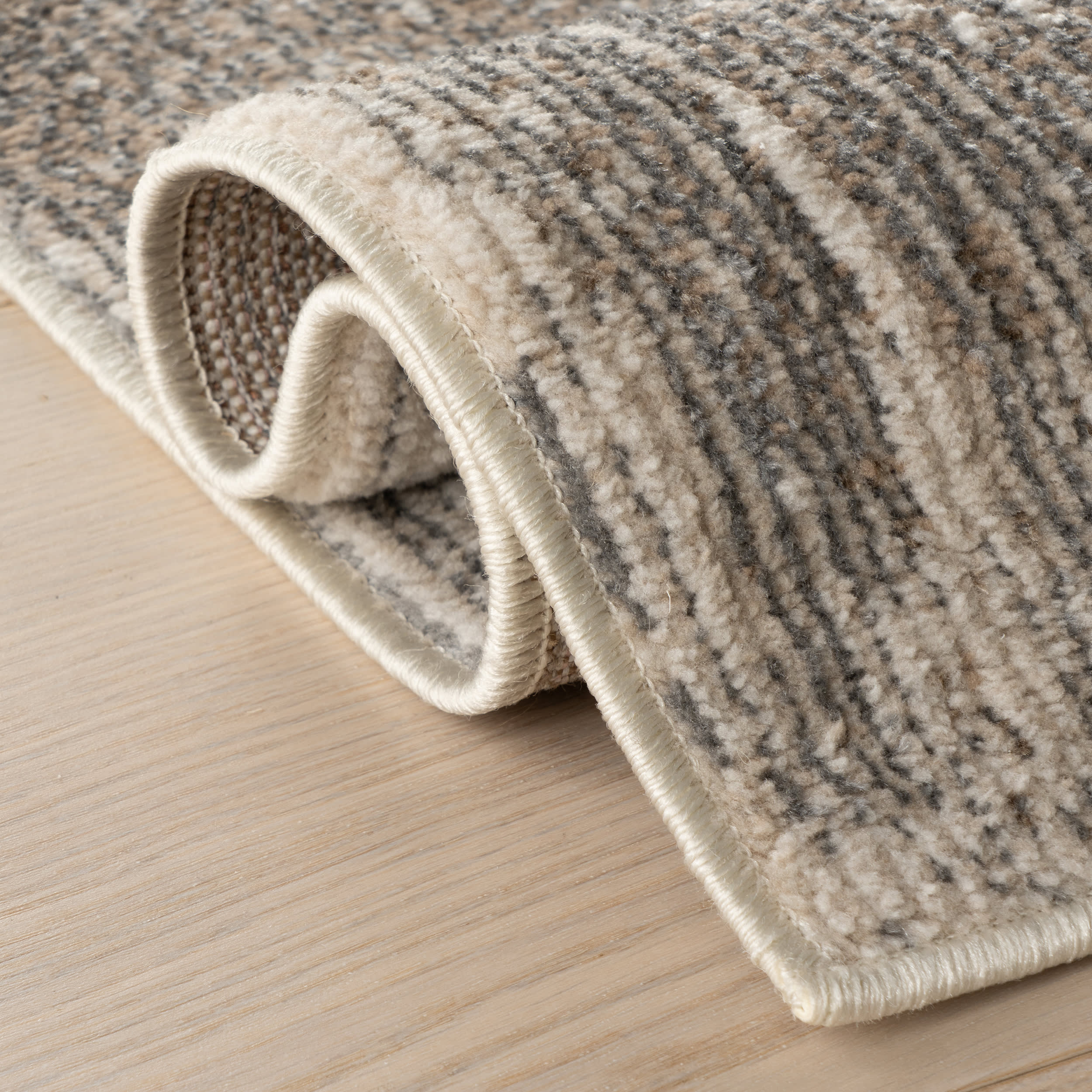 Rimalis Rustic Abstract Washable Rug | Brown - Image 11