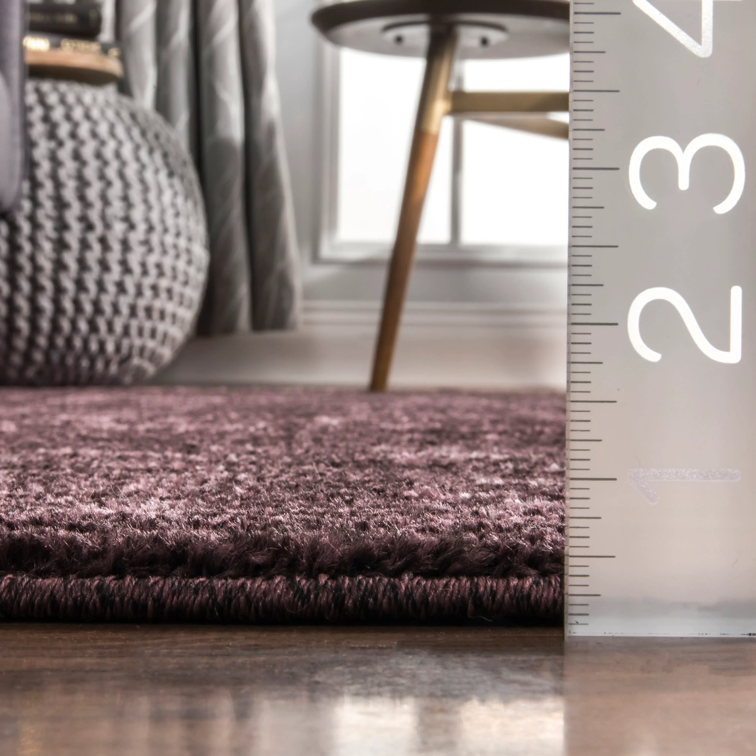 Ring Around The Rosette Rug | Burgundy - Image 5