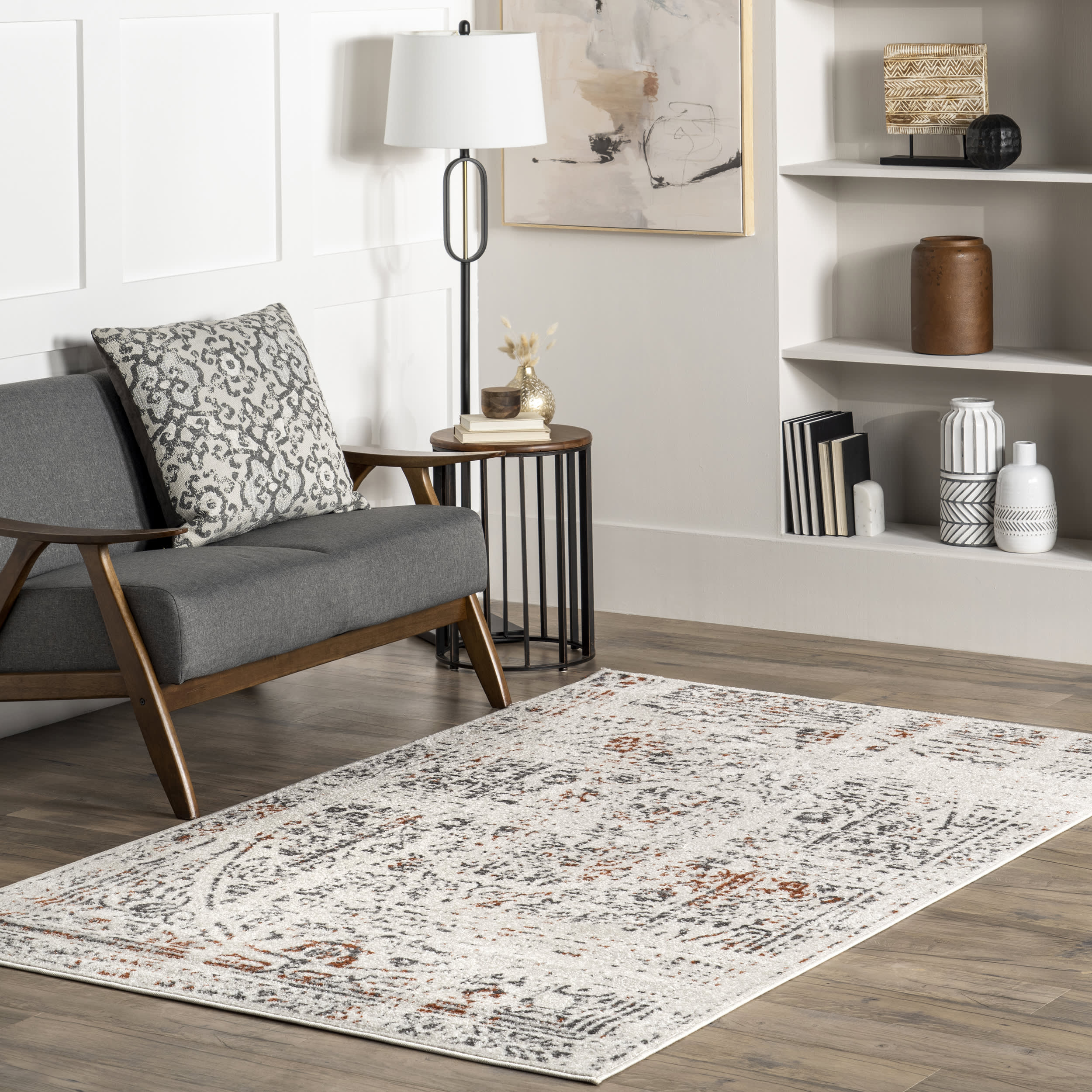 Ring Around The Rosette Rug | Red - Image 2