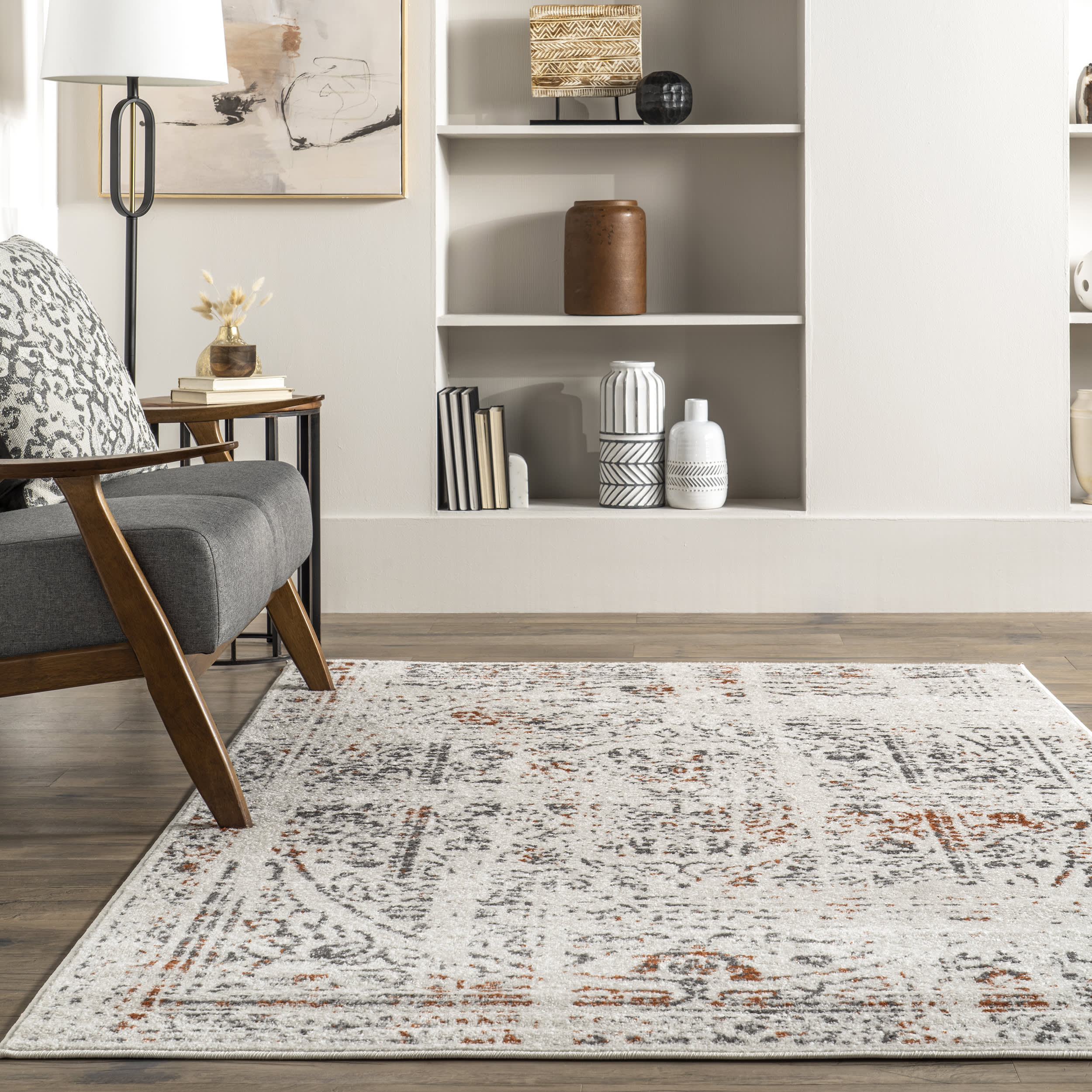 Ring Around The Rosette Rug | Red - Image 4