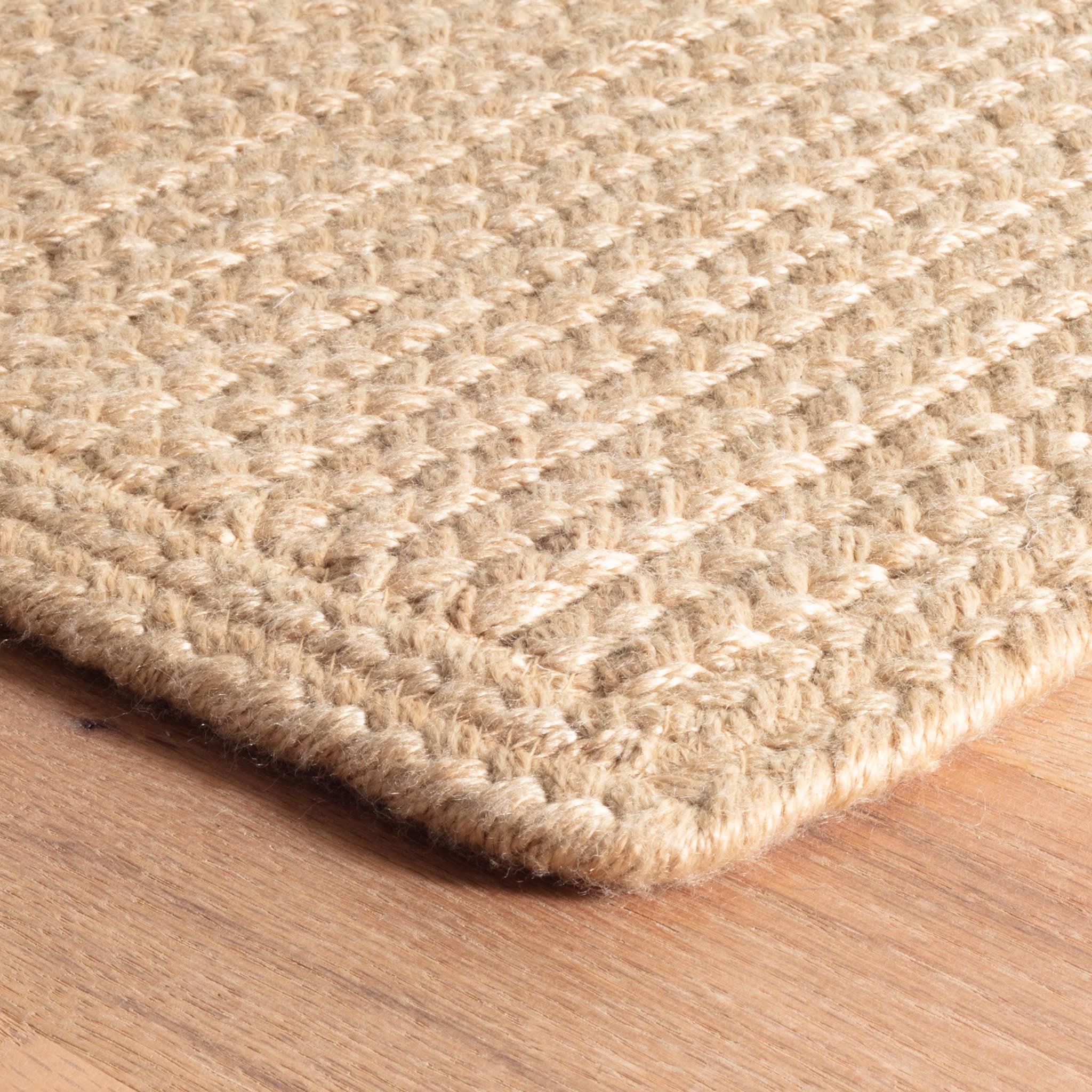 Rio Braided Handwoven Indoor/Outdoor Rug | Neutral - Image 3