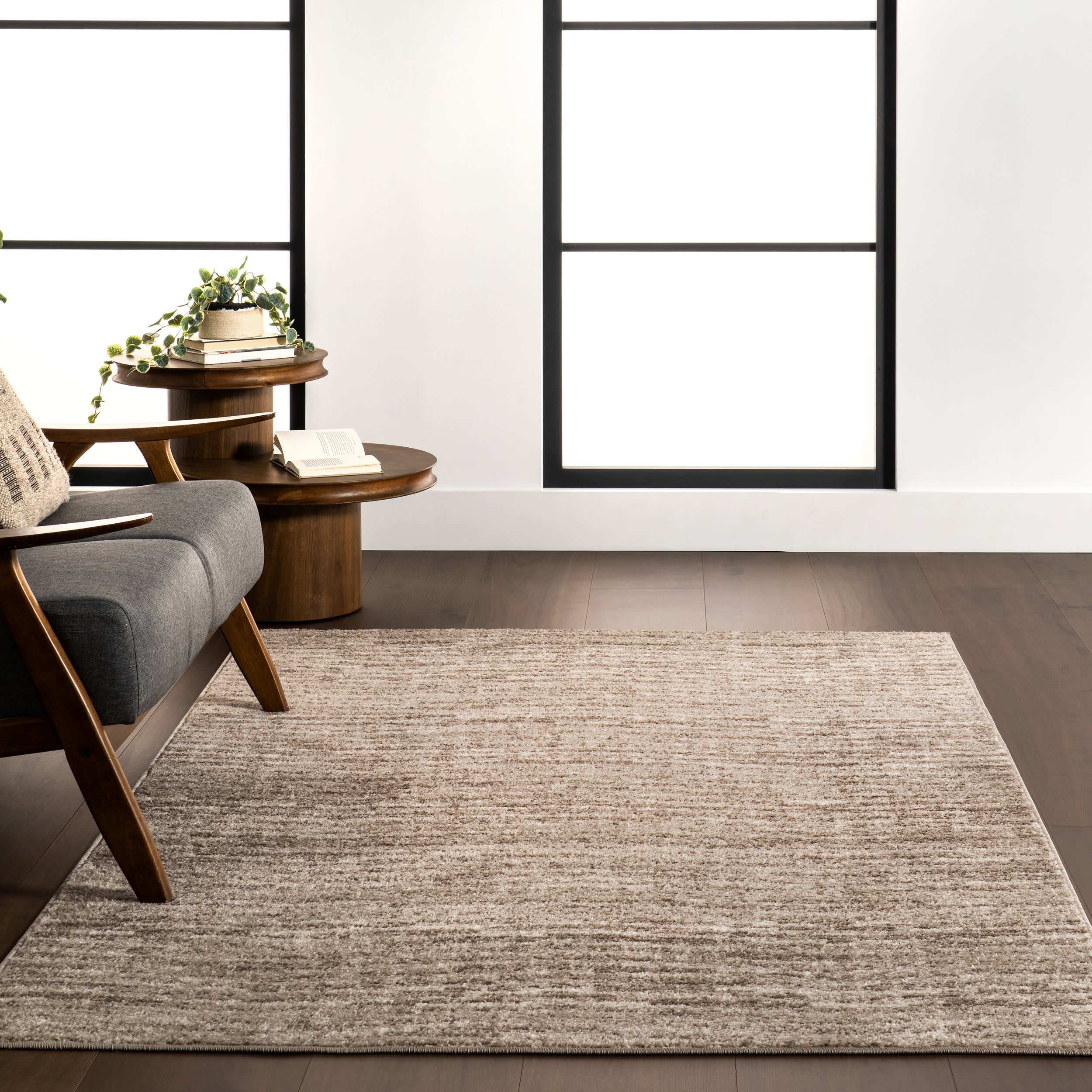 Ripple Waves Rug | Beige - Image 4