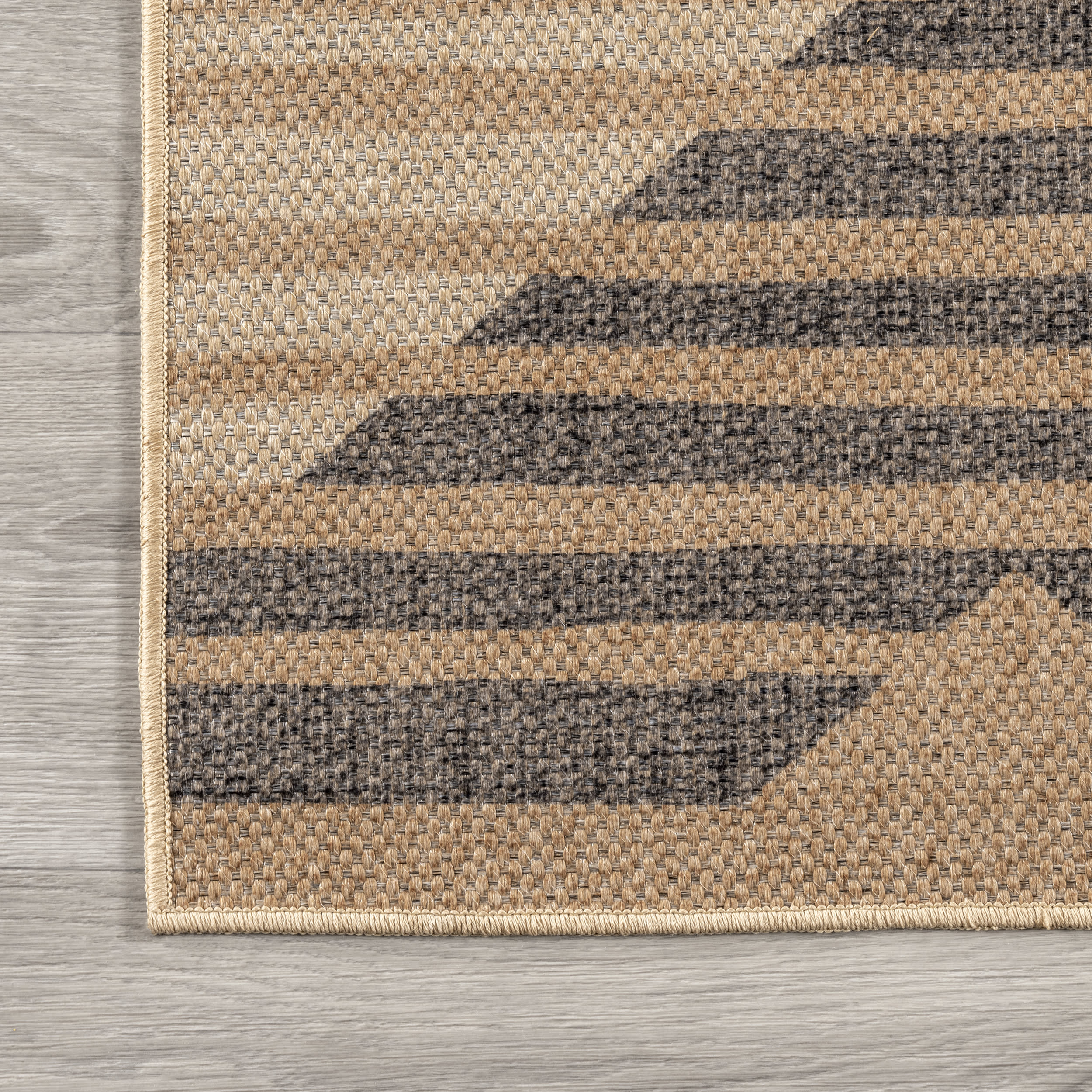 Rivera Easy-Jute Washable Tiled Rug | Natural - Image 3
