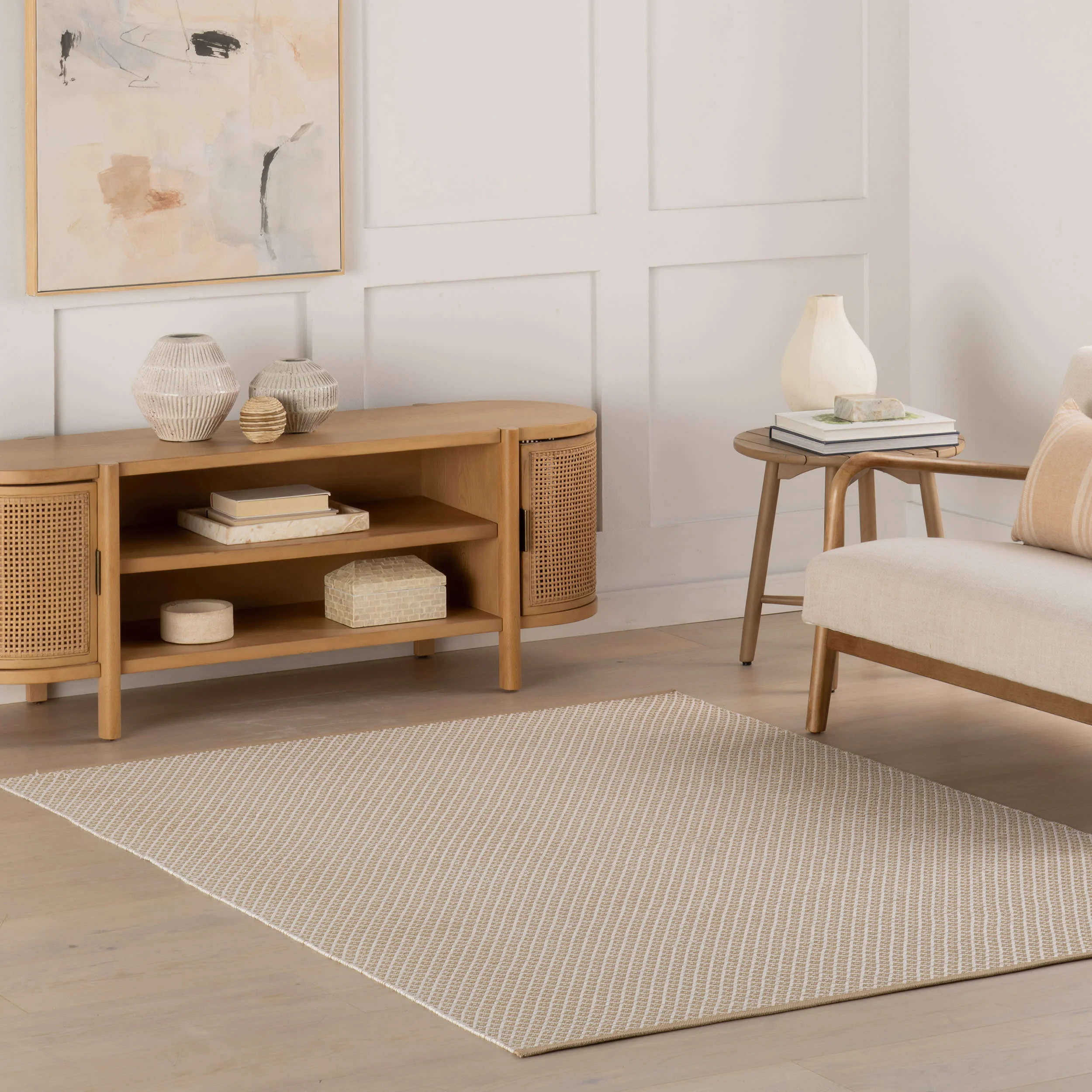 Riviera Handwoven Indoor/Outdoor Rug | Khaki - Image 2