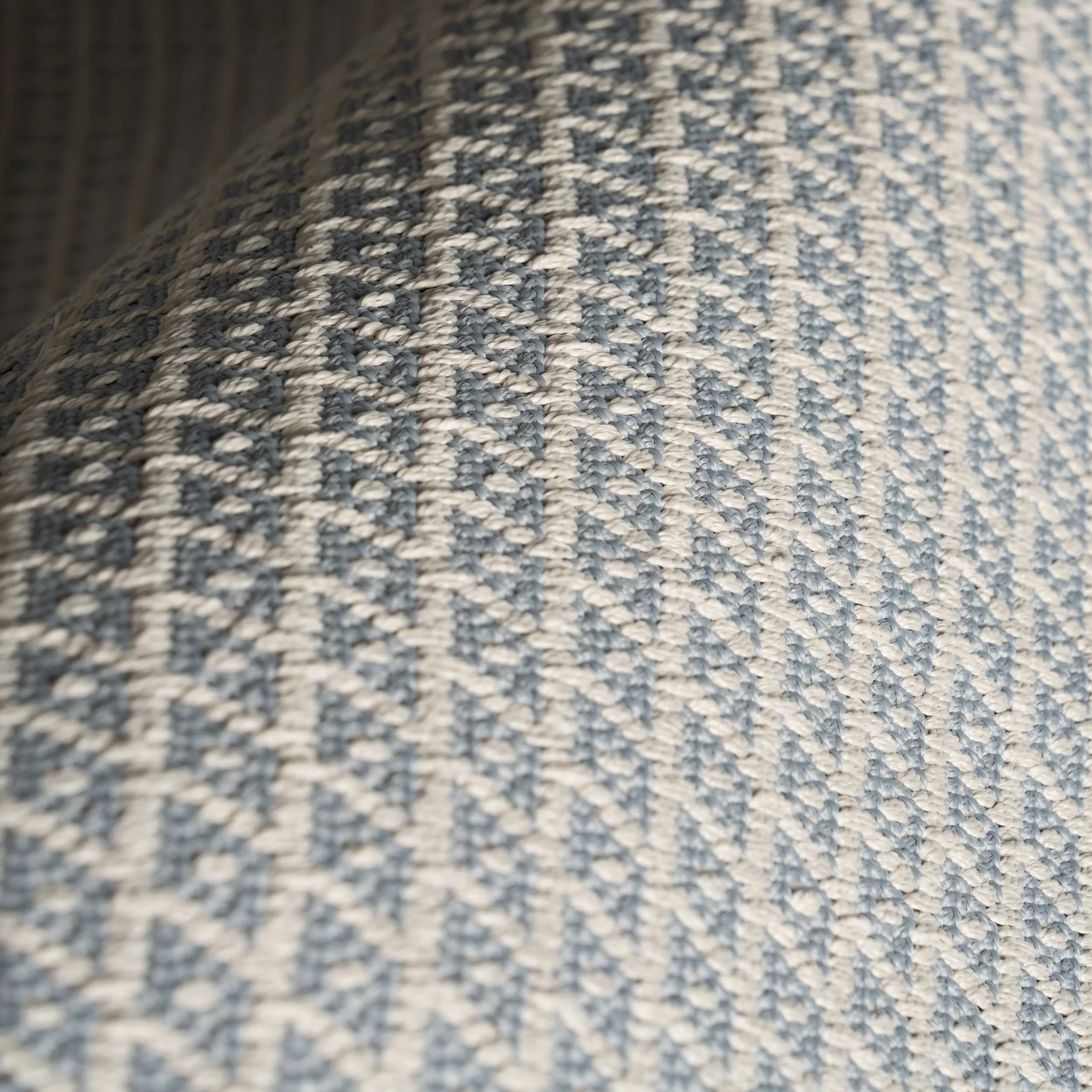 Riviera Handwoven Indoor/Outdoor Rug | Swedish Blue - Image 5